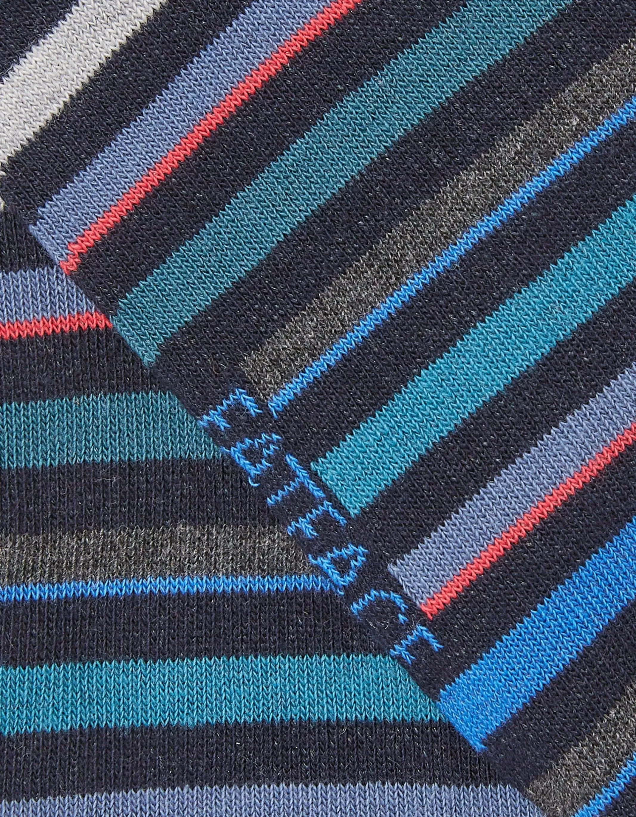 Sale FatFace 1 Pack Oscar Stripe Trainer Socks Multi