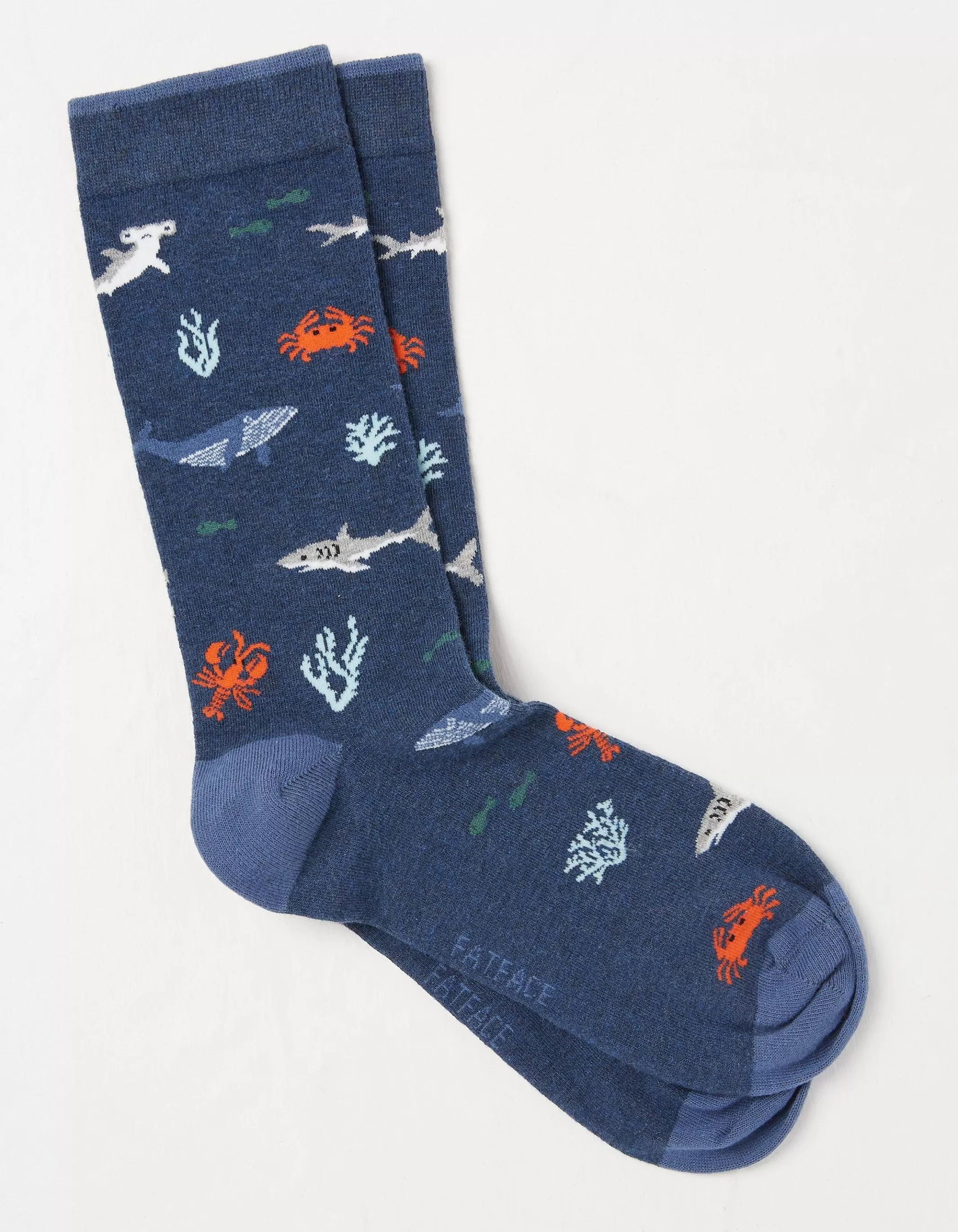 Outlet FatFace 1 Pack Under The Sea Socks Navy Marl