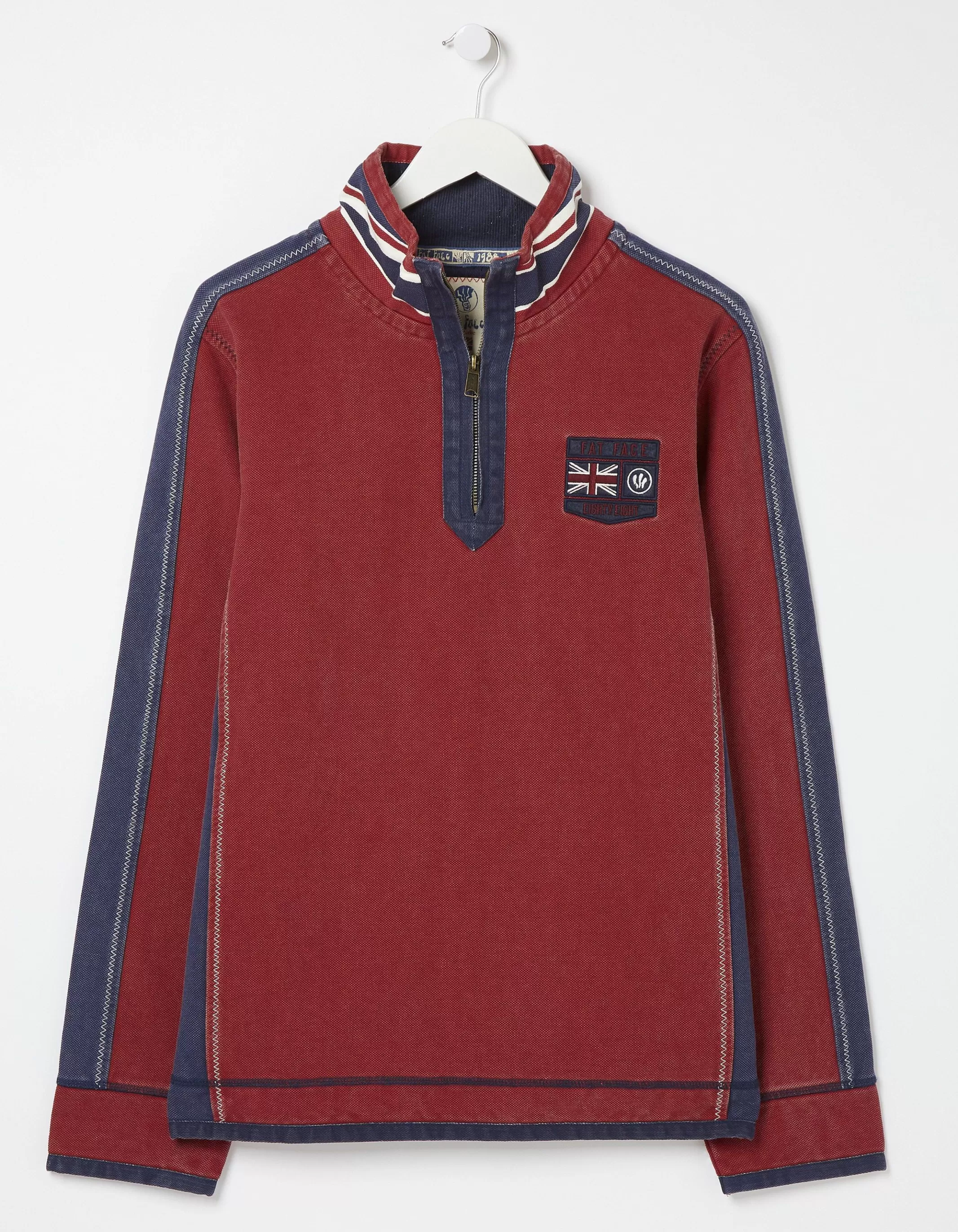 Hot FatFace Airlie Uk Sweatshirt Red