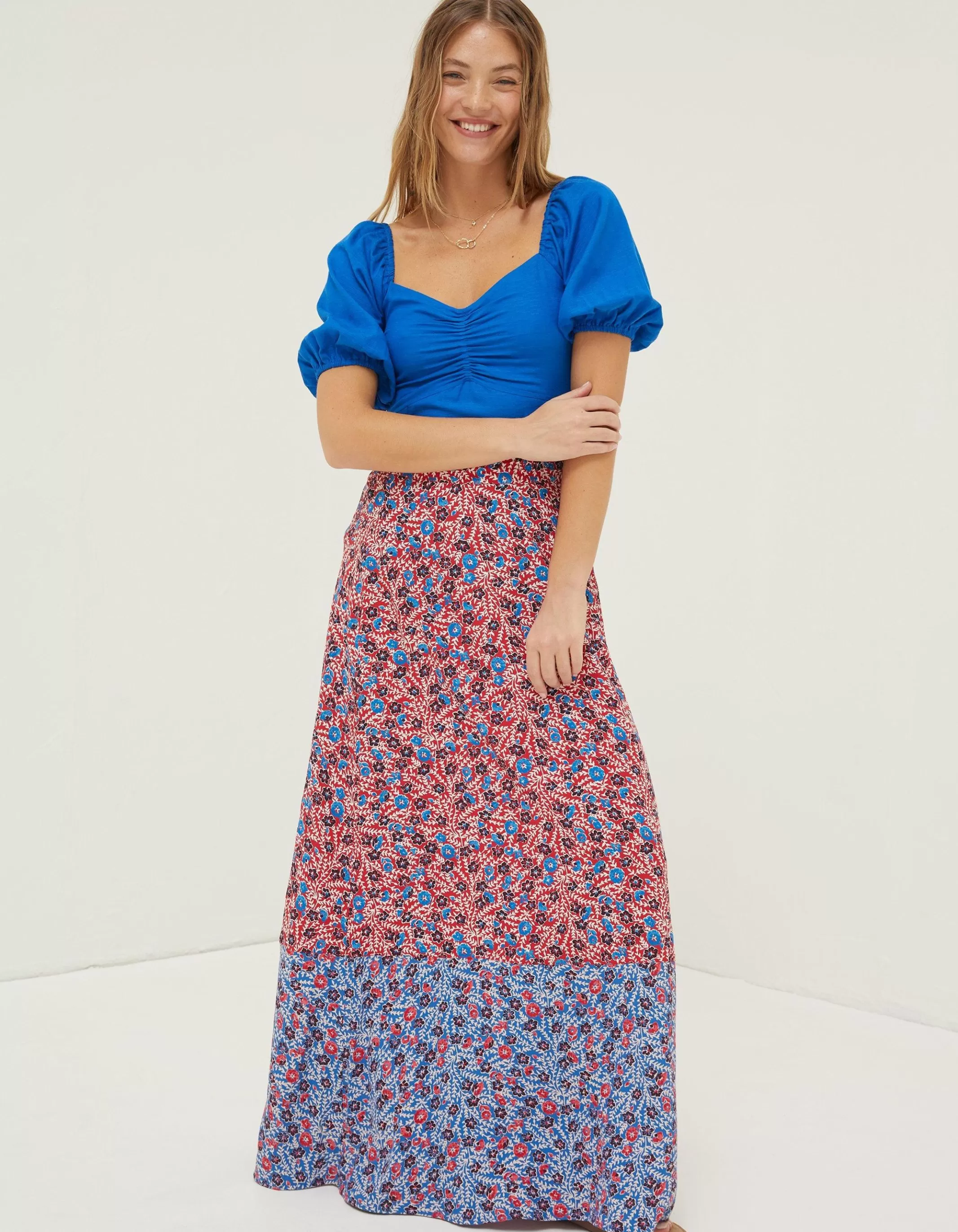Shop FatFace Alice Top Cobalt Blue