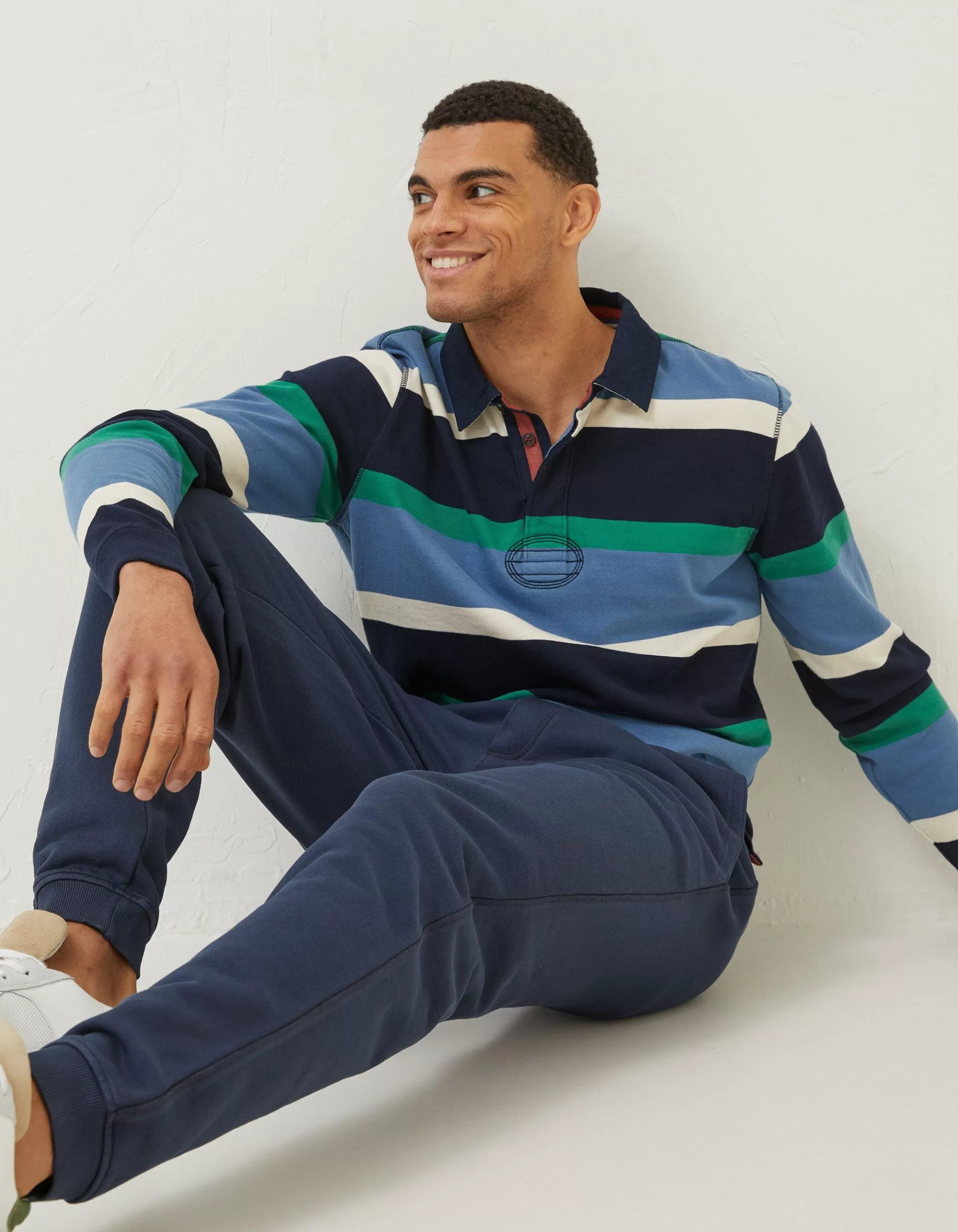 Discount FatFace Cambourne Joggers Navy