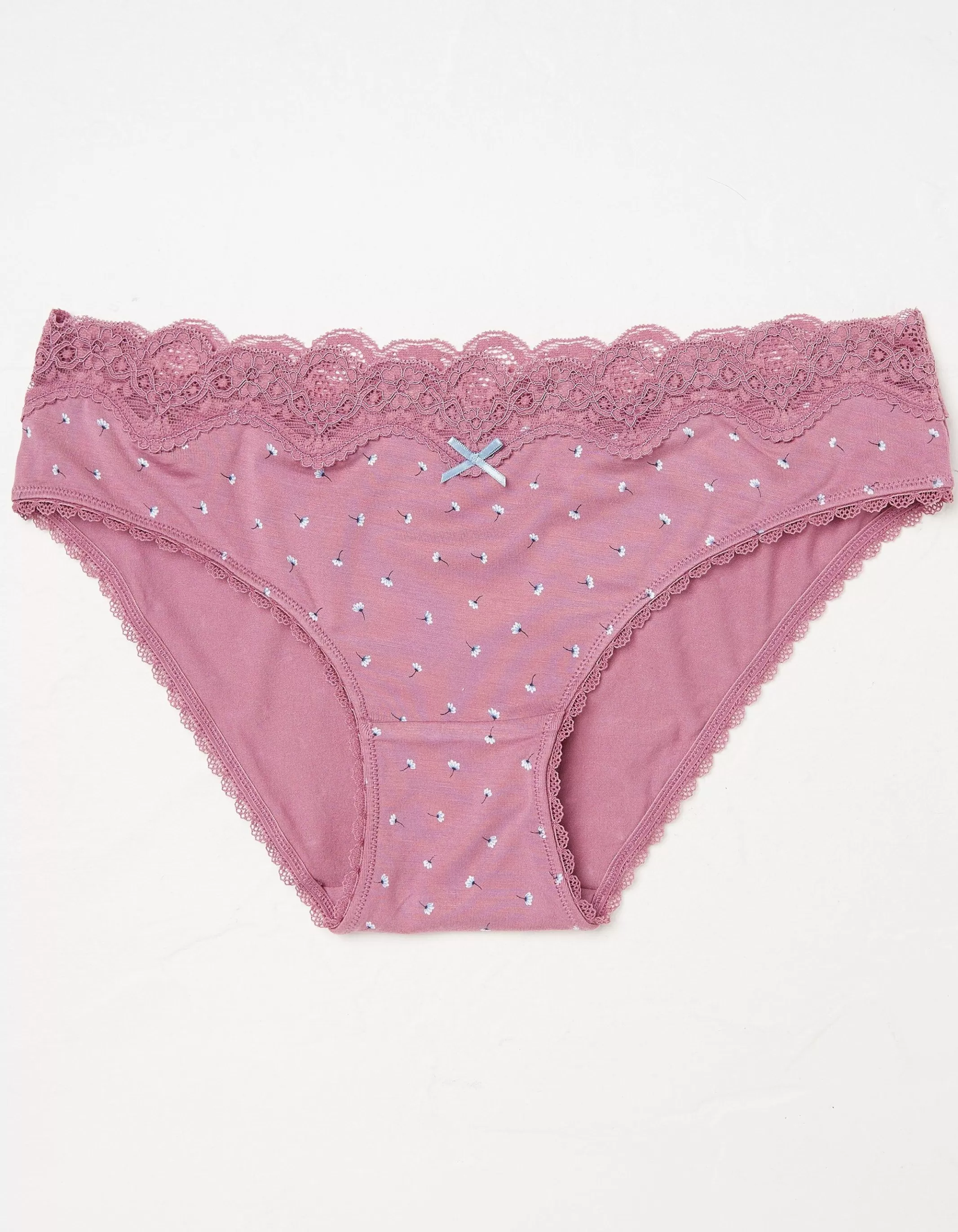 Sale FatFace Ditsy Floral Mini Knickers Purple