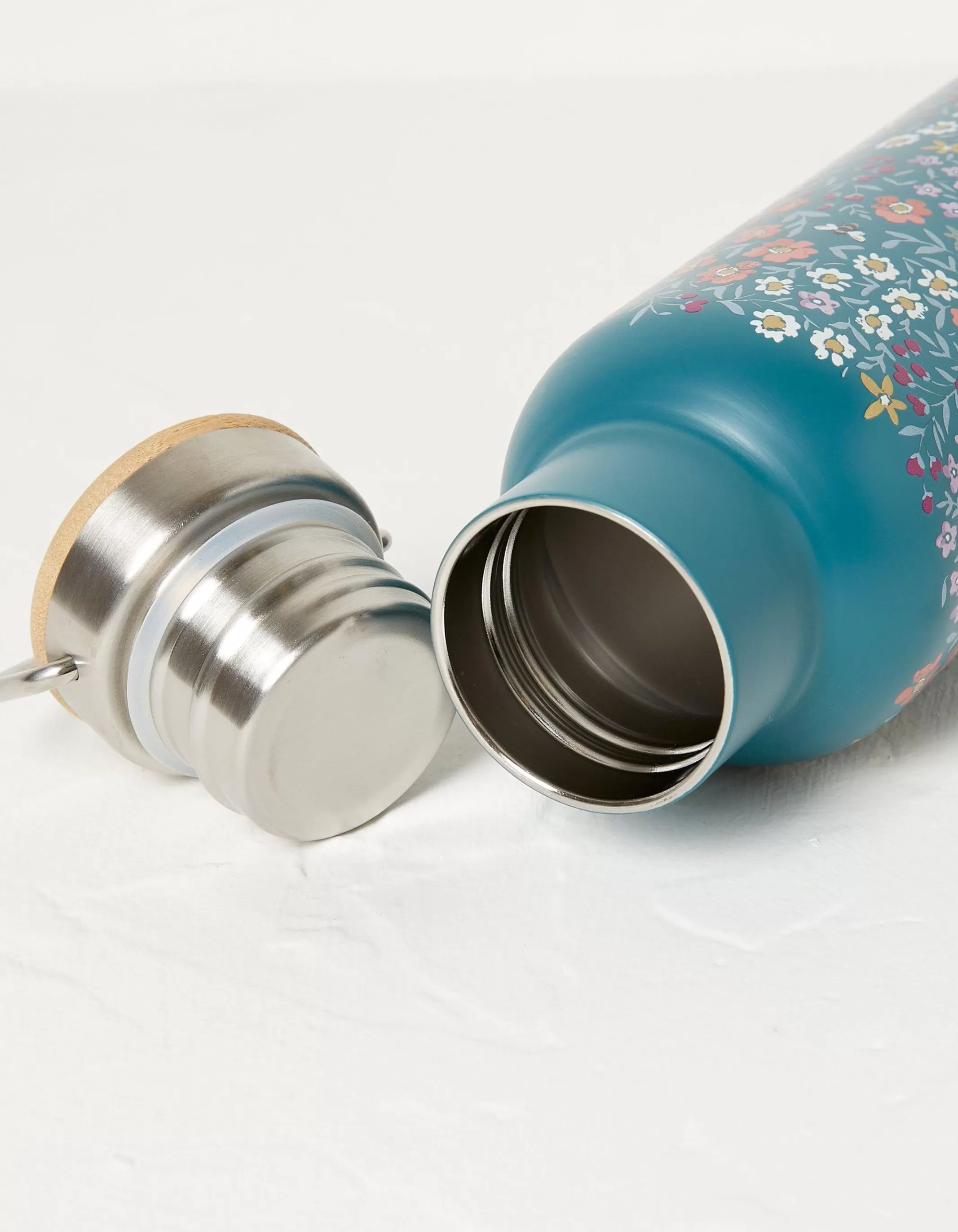 Shop FatFace Ditsy Floral Water Bottle Blue