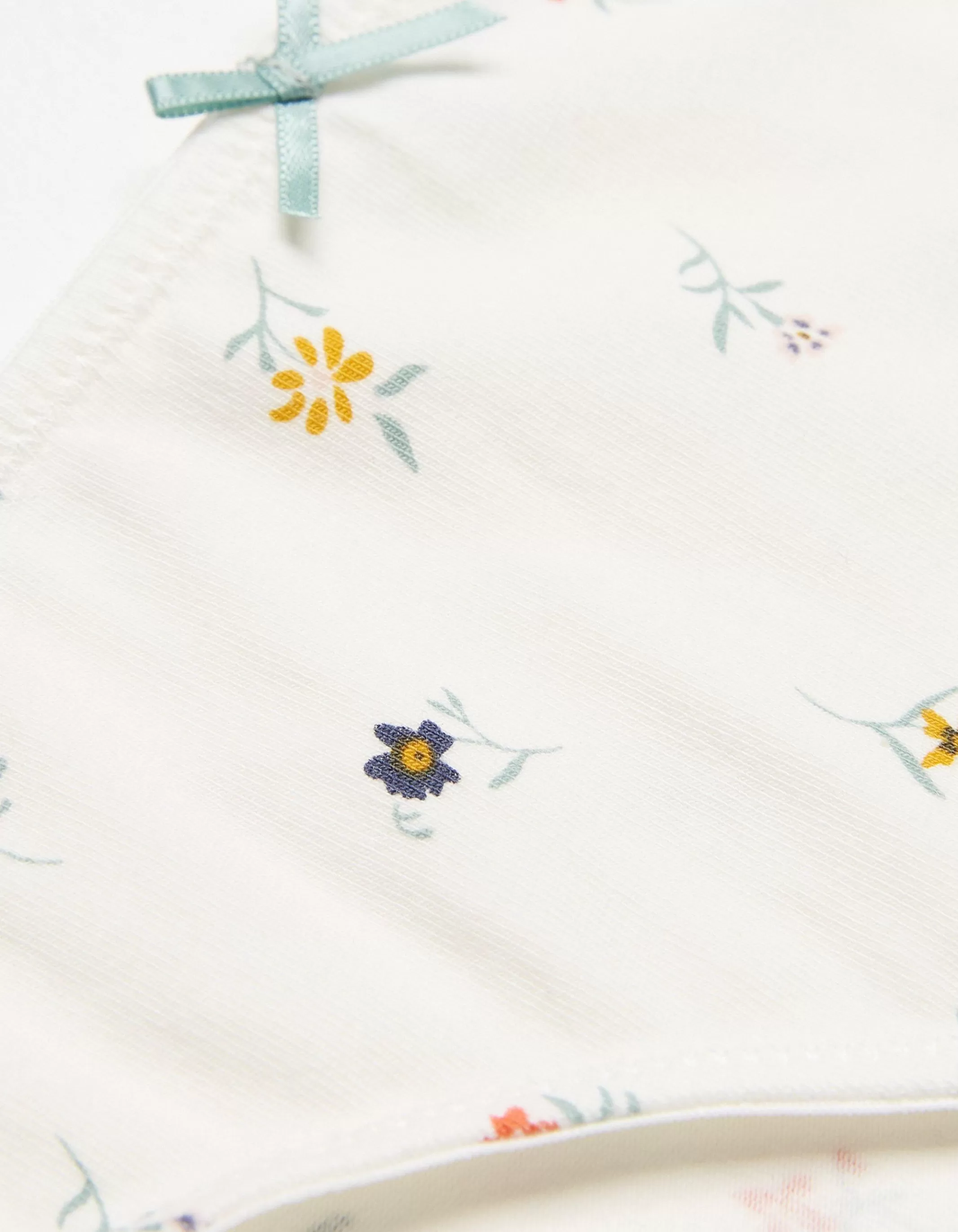 Shop FatFace Emily Floral Cheeky Knickers White