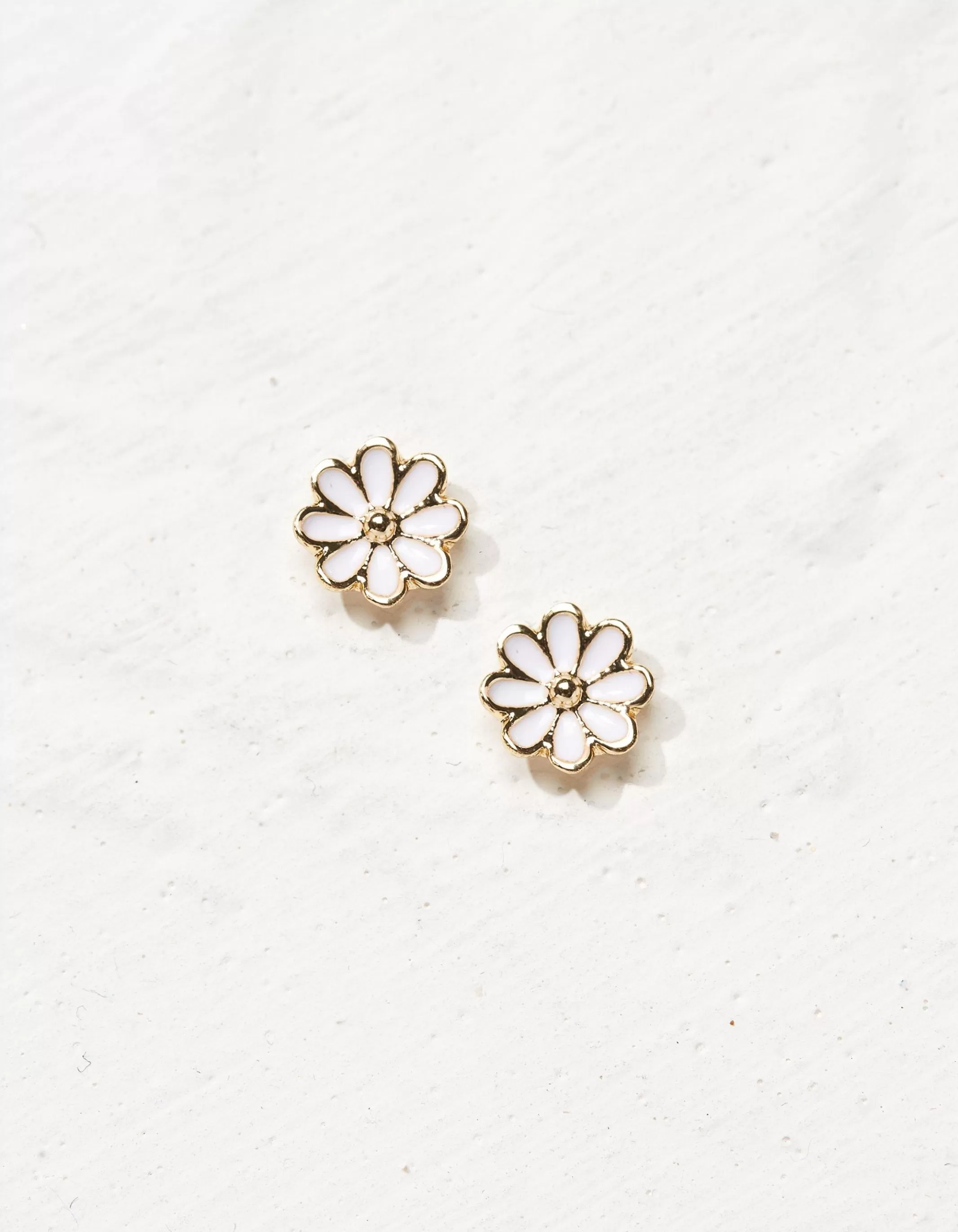 Outlet FatFace Enamel Daisy Studs Gold