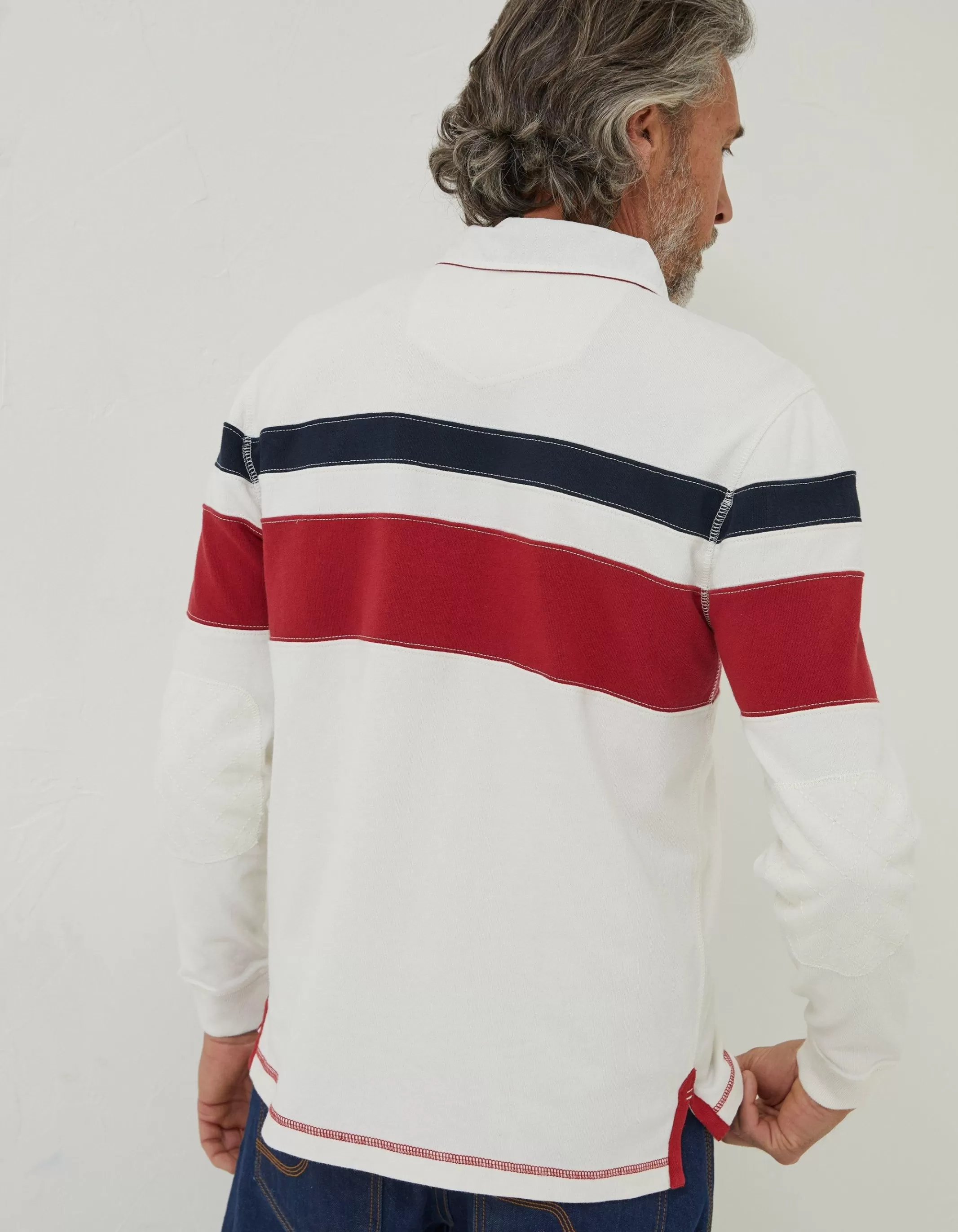 Cheap FatFace England Nation Rugby Shirt White