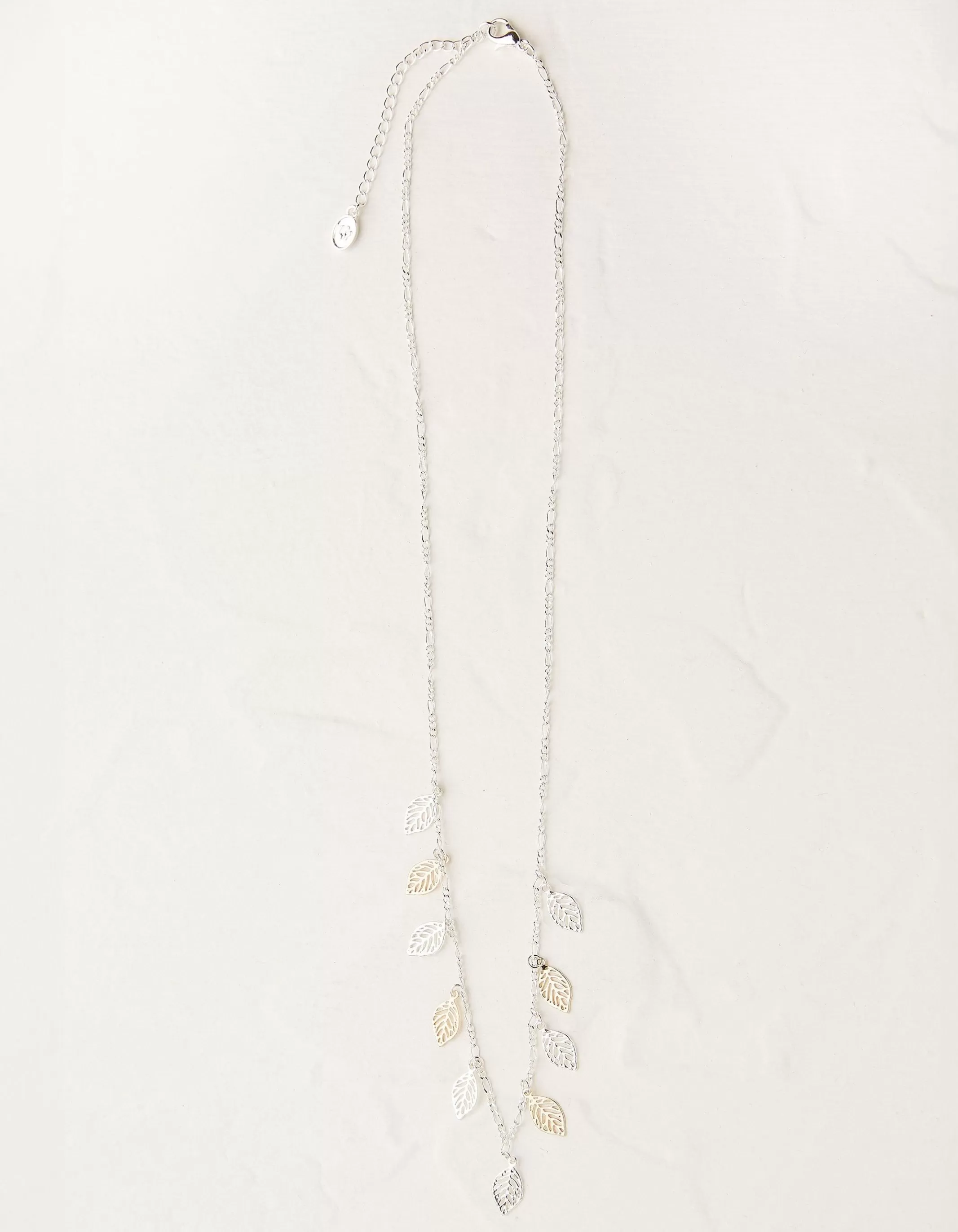 Flash Sale FatFace Filagree Leaf Necklace Silver