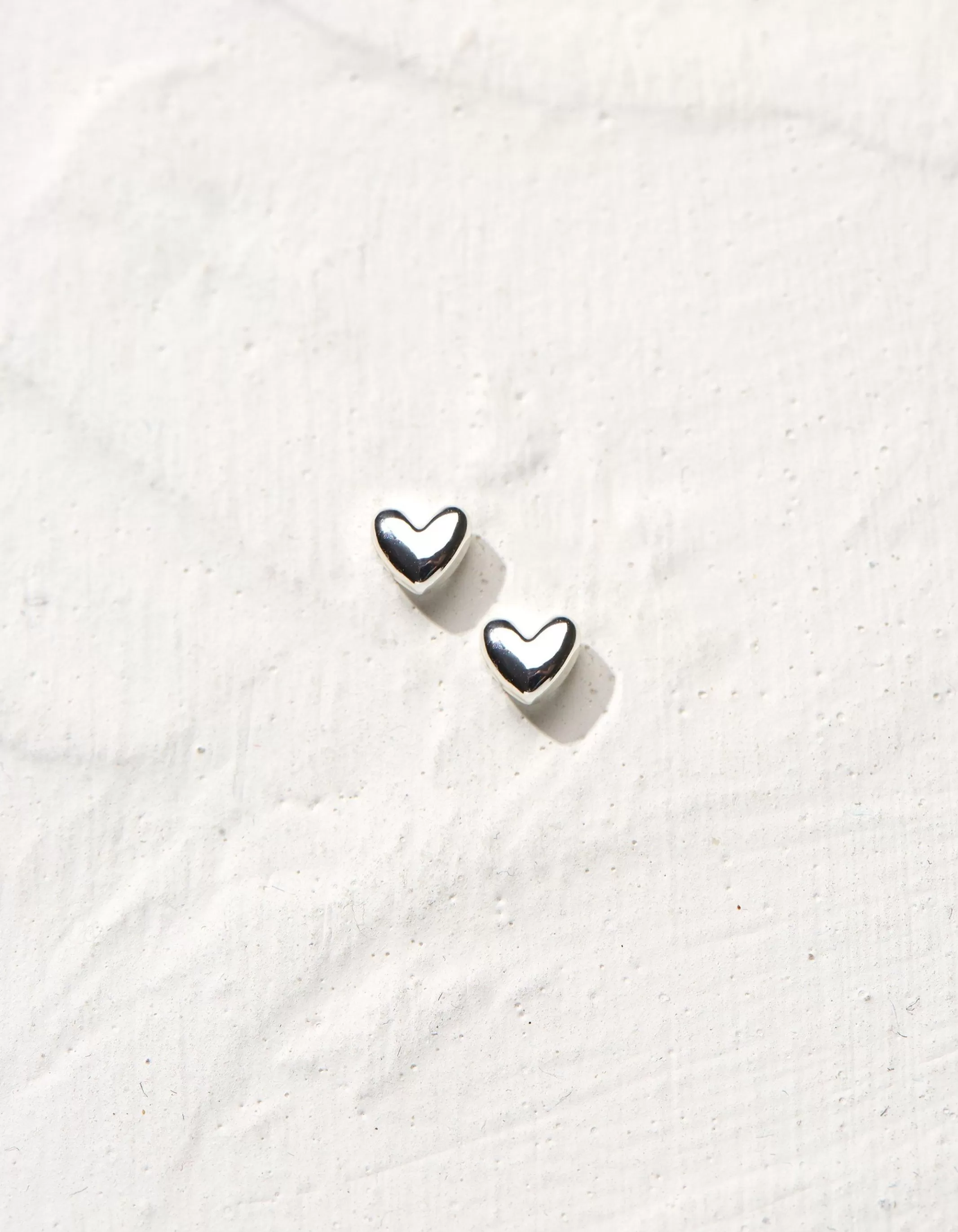 Flash Sale FatFace Heart Studs Silver