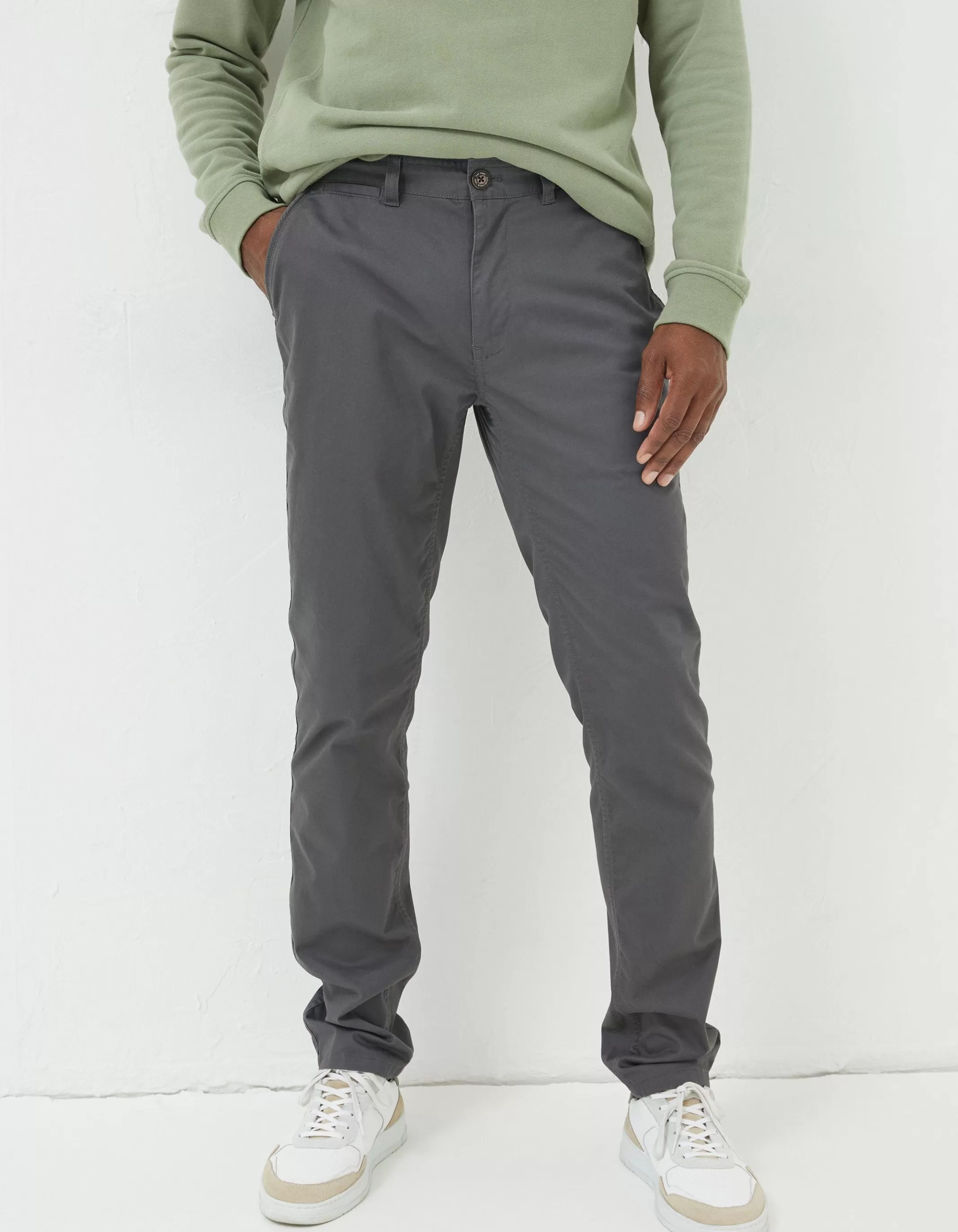 Flash Sale FatFace Heyshott Slim Chinos Dark Grey