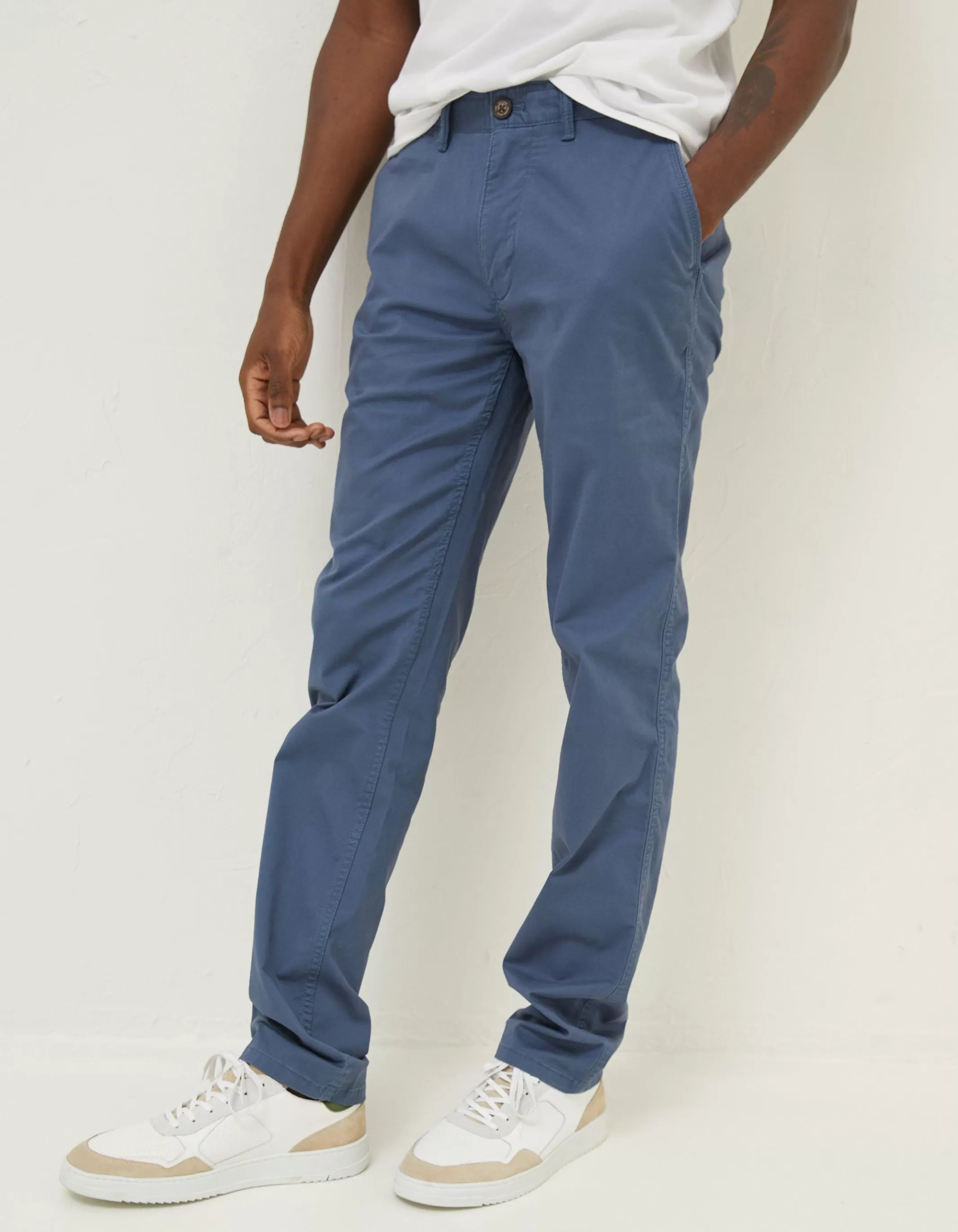 Flash Sale FatFace Heyshott Slim Stretch Chino Blue