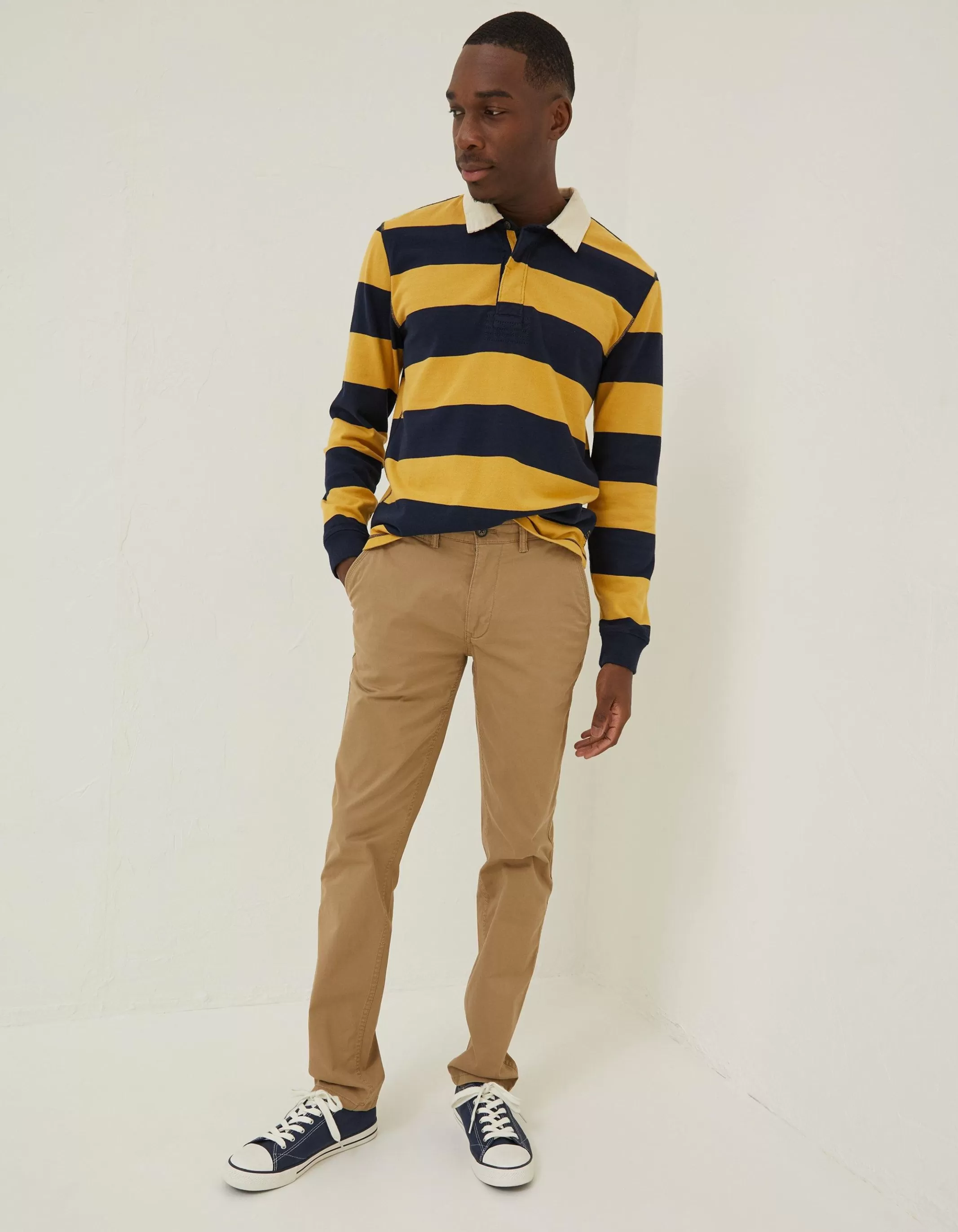 Outlet FatFace Heyshott Slim Stretch Chino Natural
