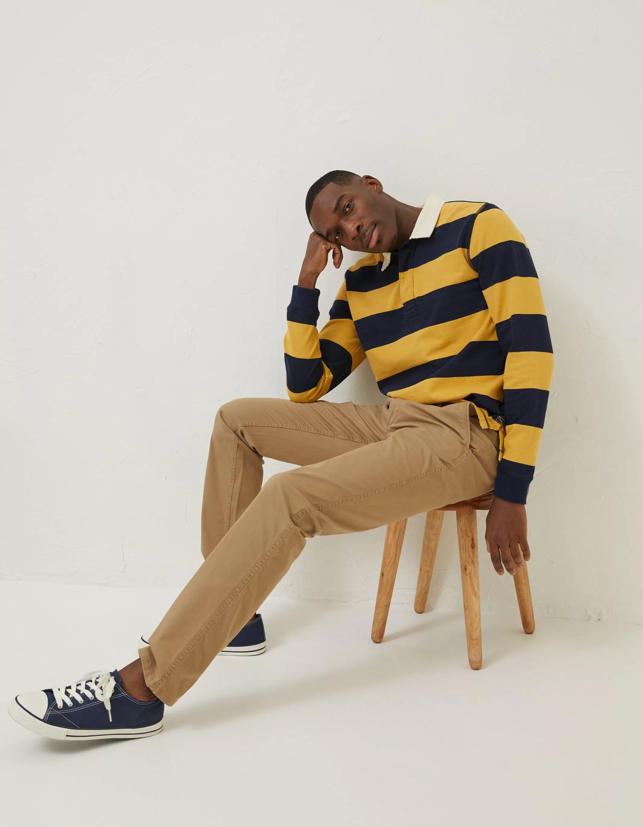 Outlet FatFace Heyshott Slim Stretch Chino Natural