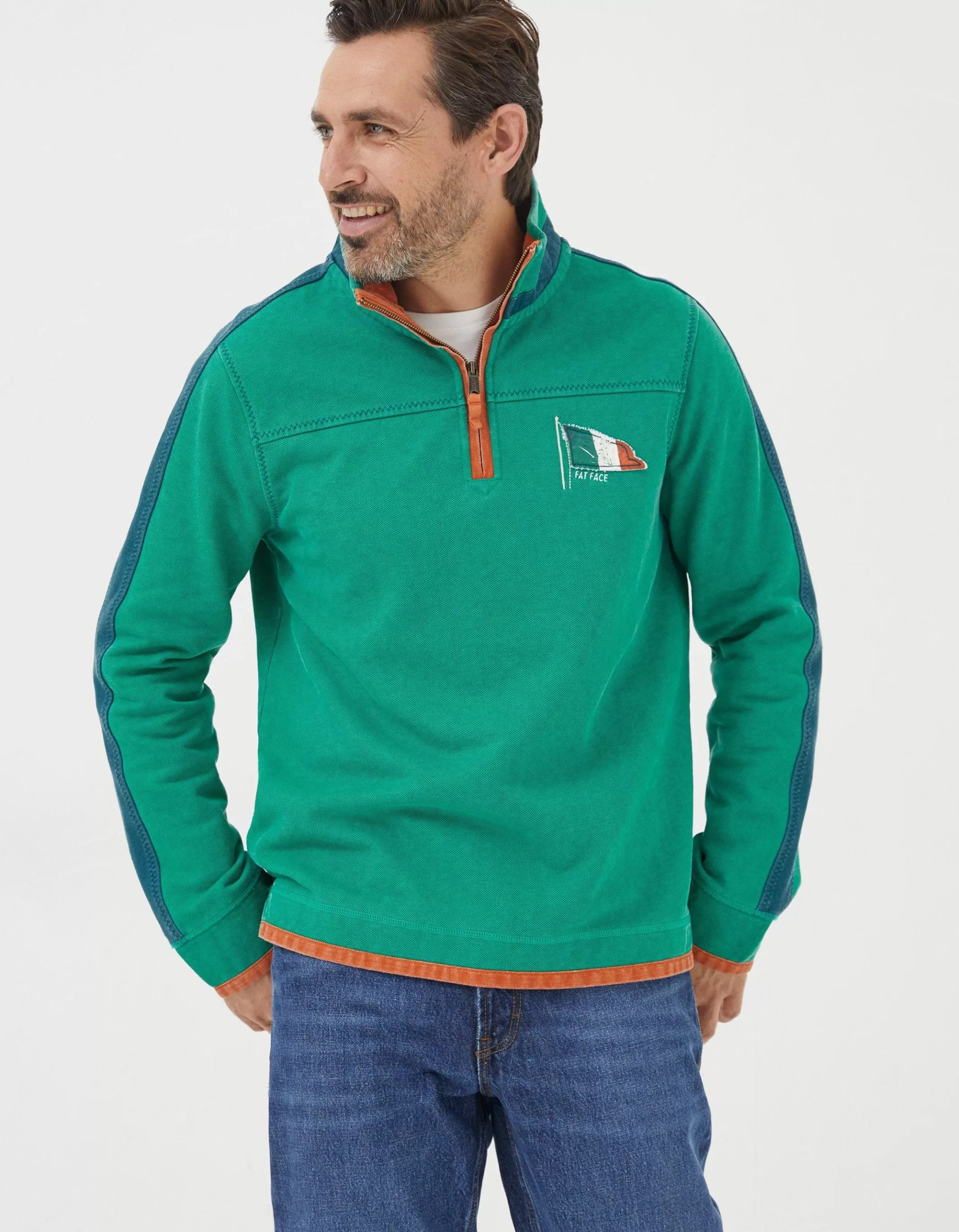 Outlet FatFace Ireland Nation Airlie Sweatshirt Green