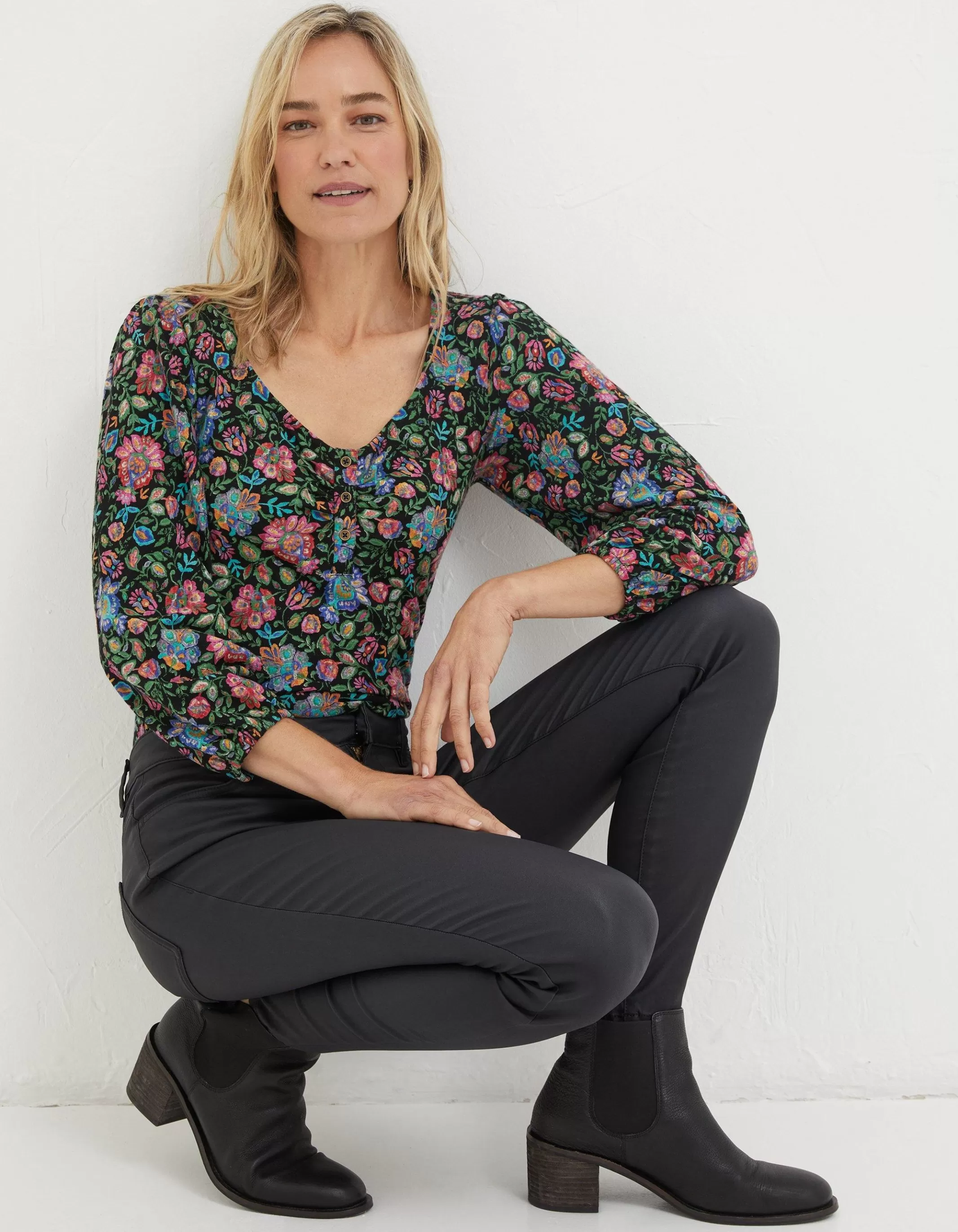 Best Sale FatFace Kara Floral Top Multi