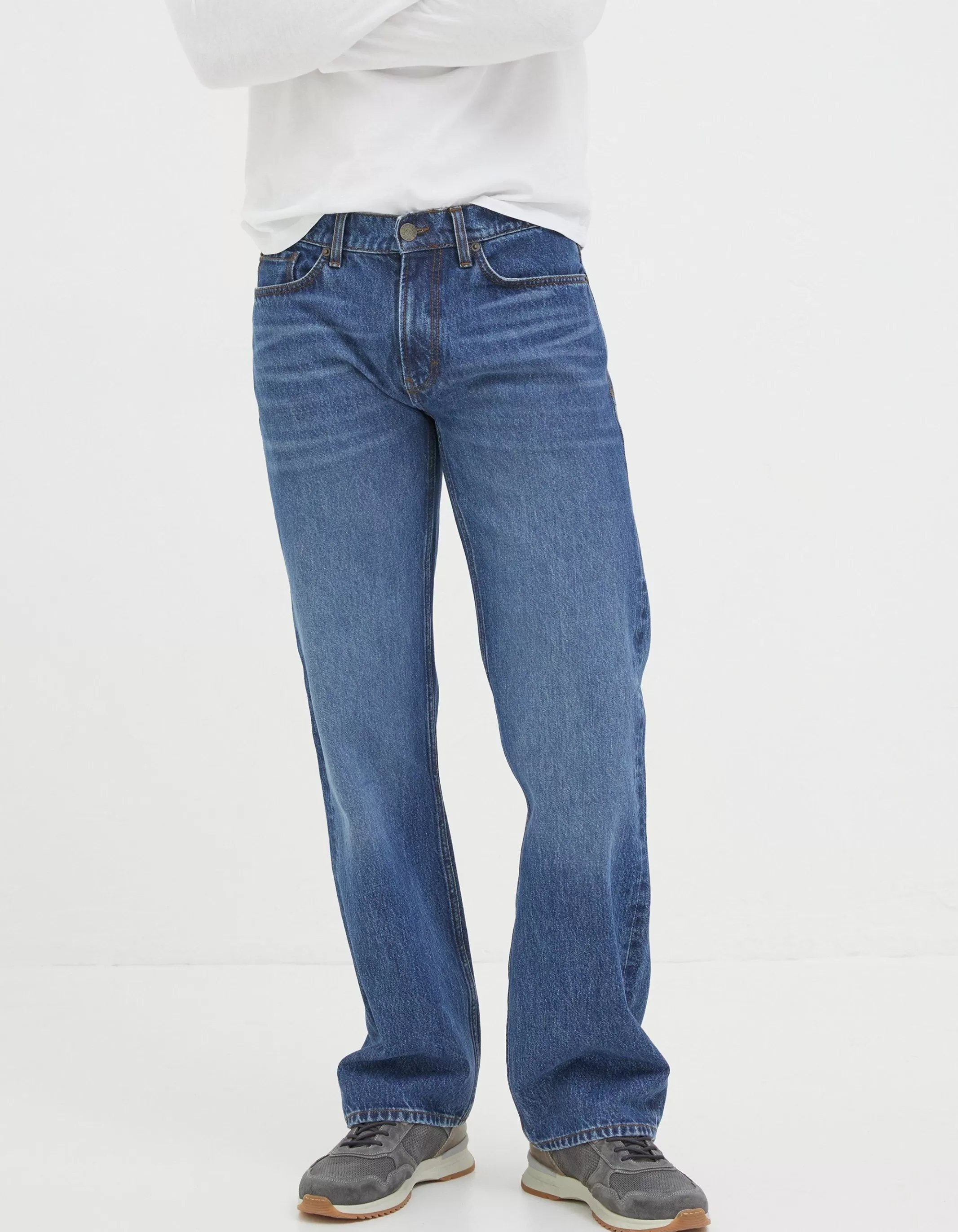 New FatFace Loose Fit Jeans Stone Wash