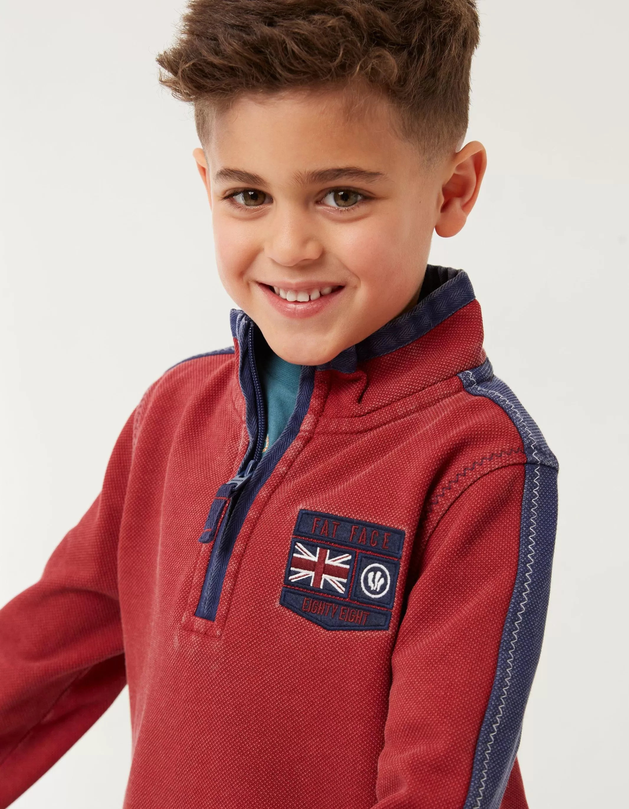 Flash Sale FatFace Mini Uk Airlie Sweat Red
