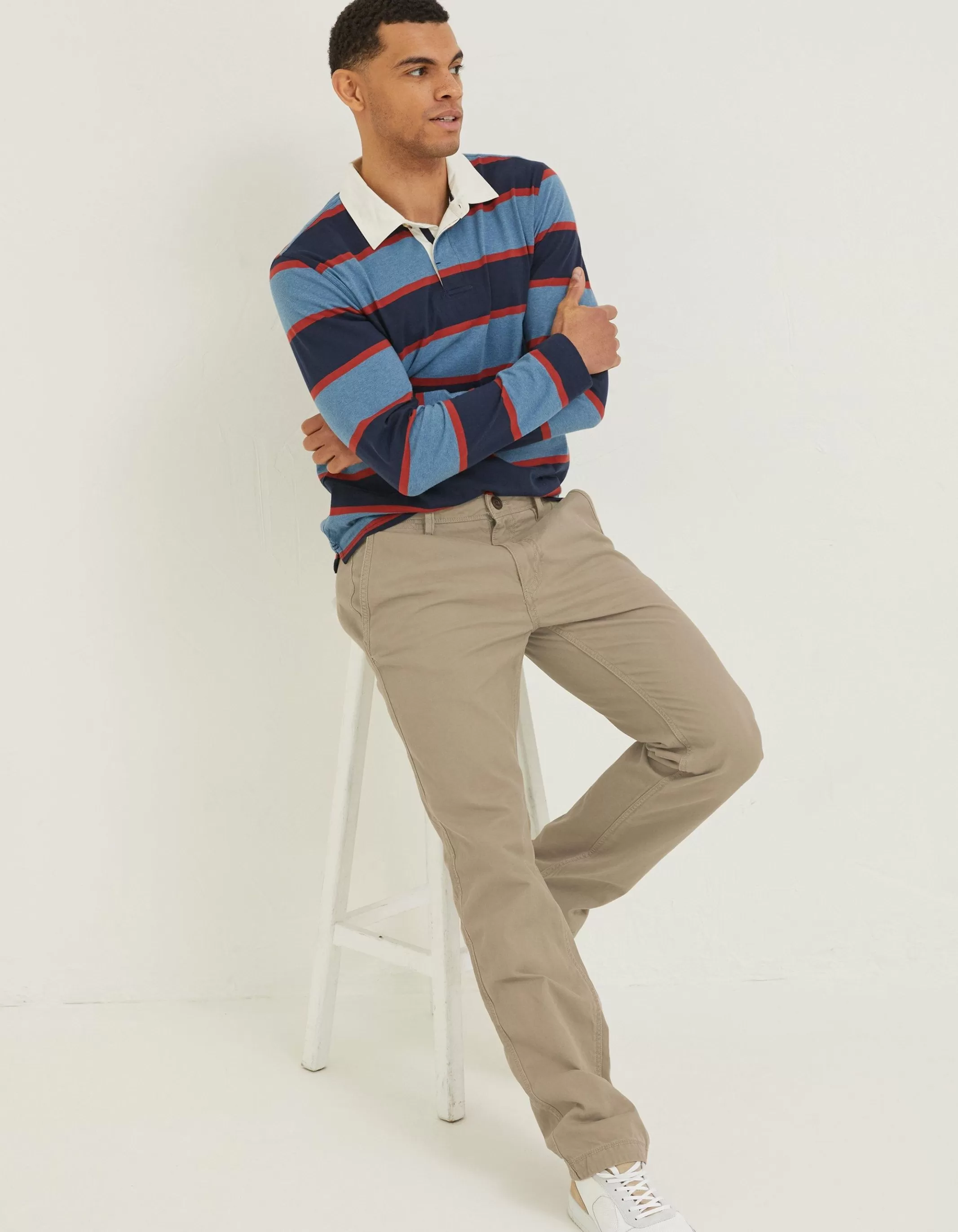 Flash Sale FatFace Modern Coastal Chino Light Stone
