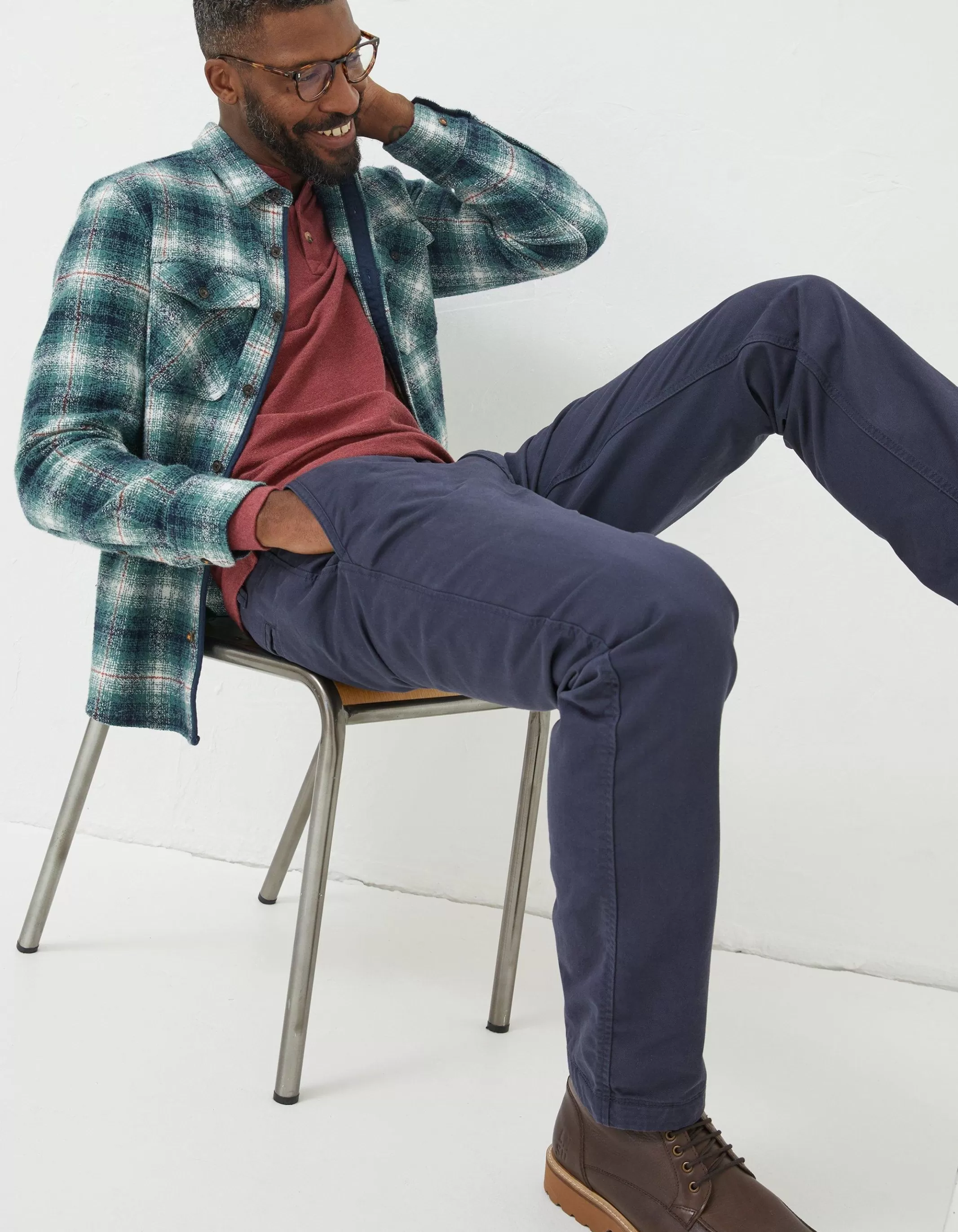 Flash Sale FatFace Modern Coastal Chinos Navy