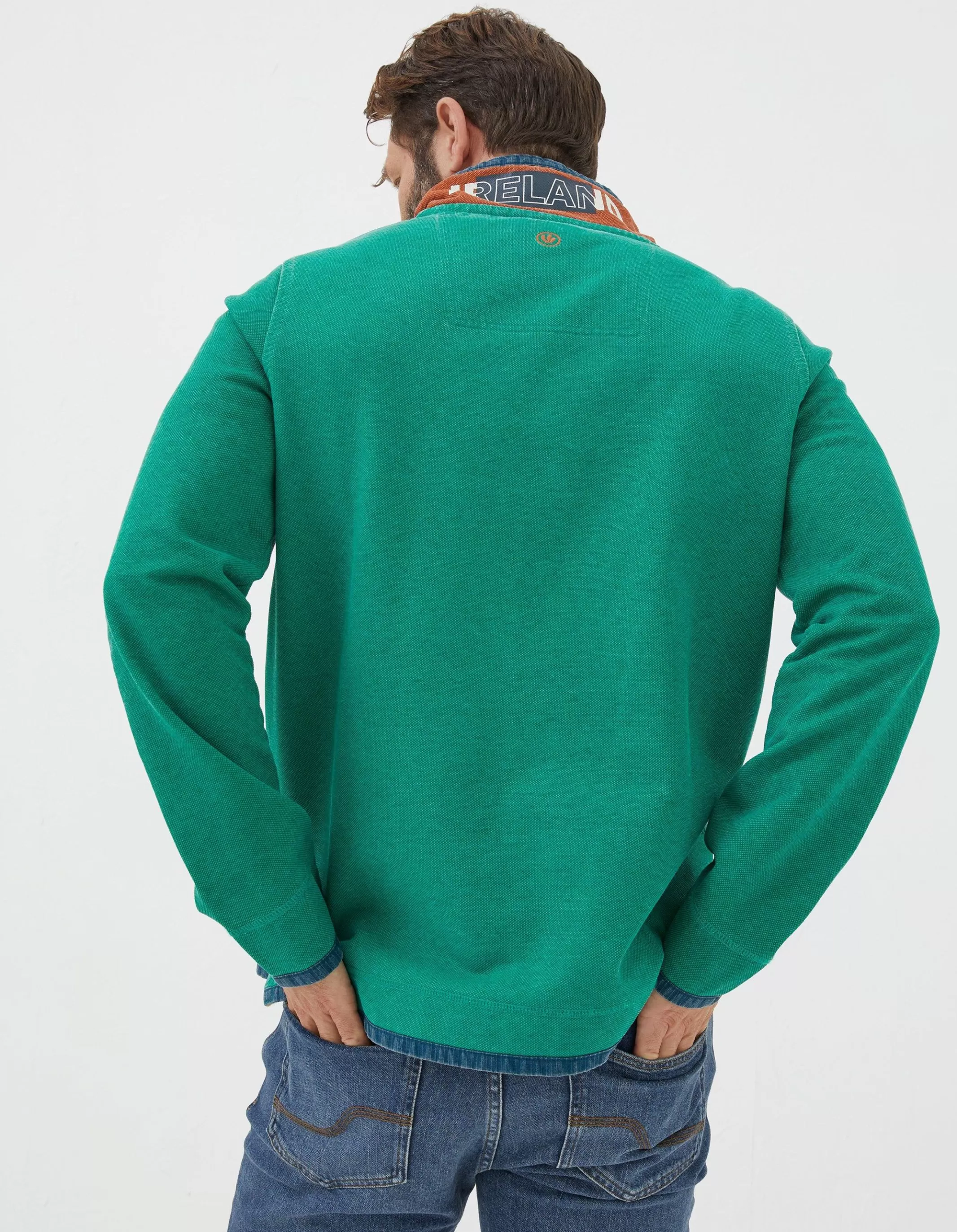 Cheap FatFace Nation Airlie Ireland Sweatshirt Bright Green