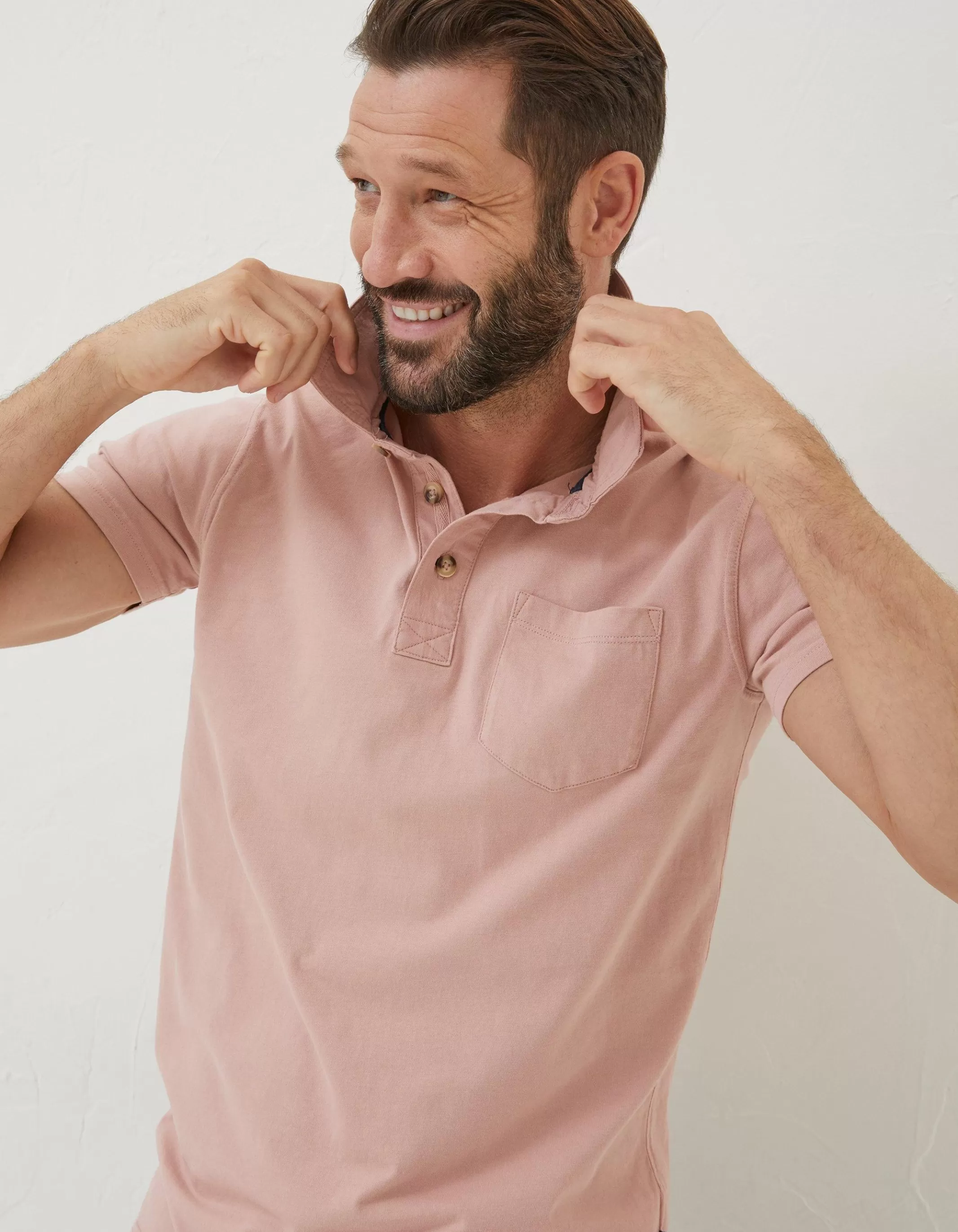 Outlet FatFace Perranporth Polo Pink