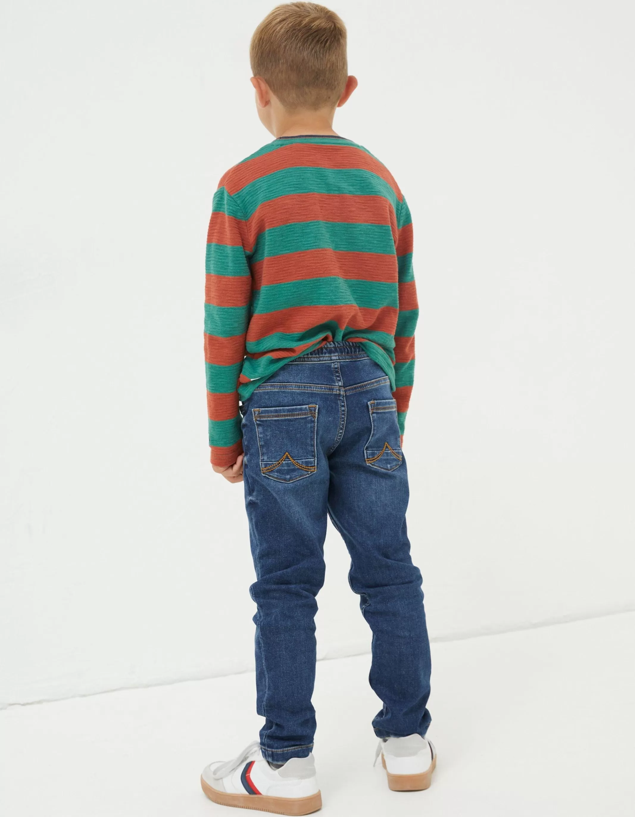 Cheap FatFace Petworth Pull On Jeans Denim Blue