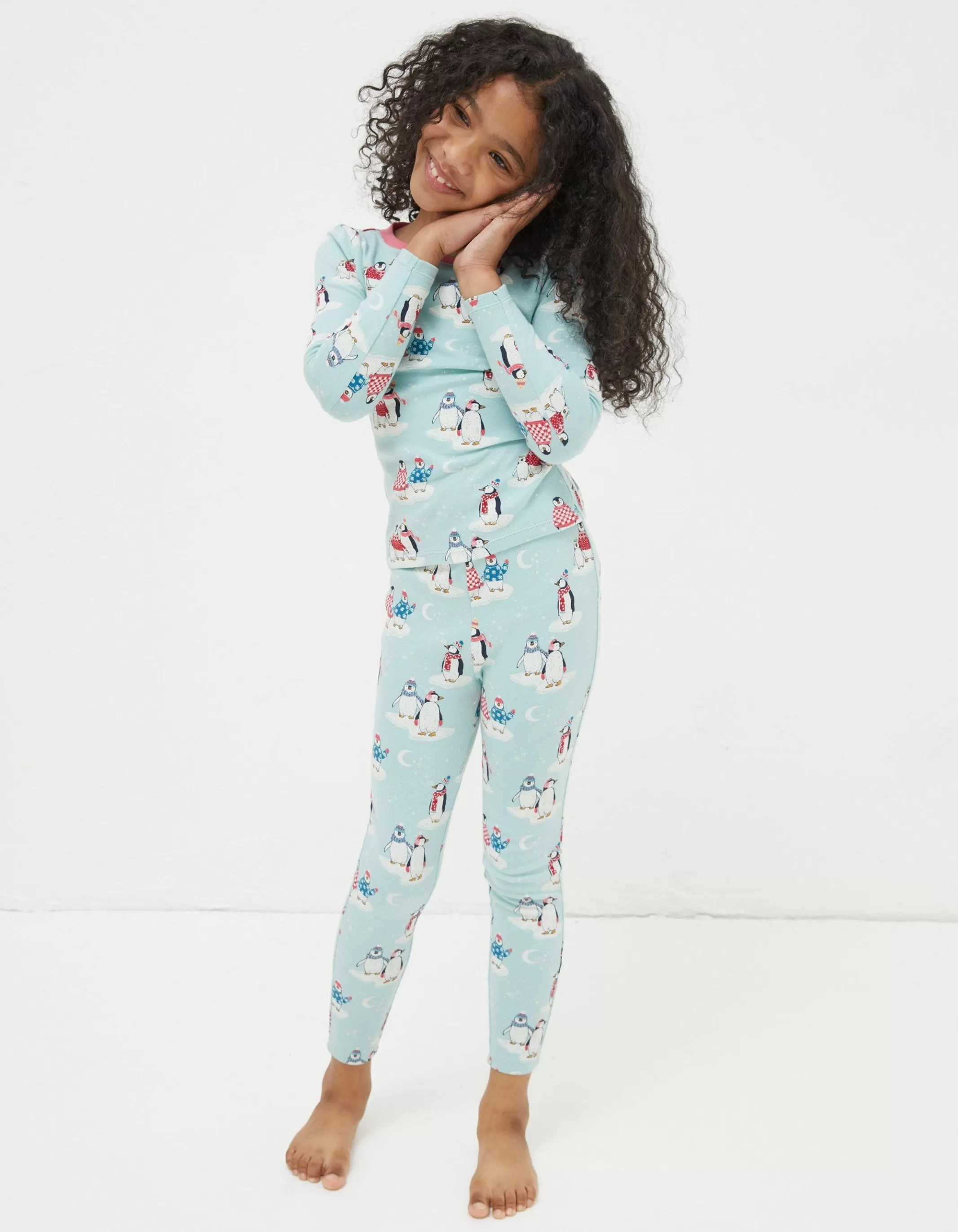 Flash Sale FatFace Pippa Penguin Snug Set Blue