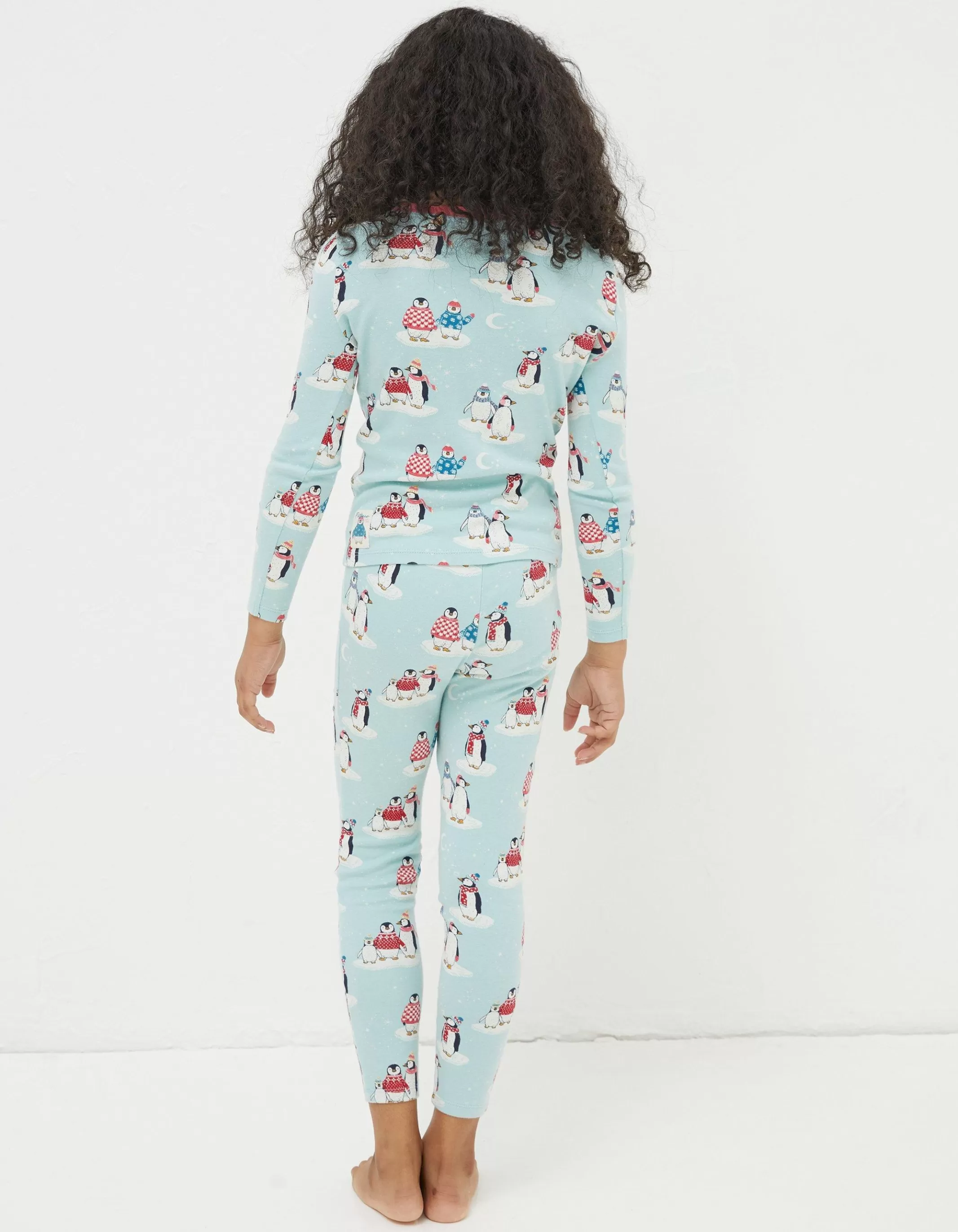 Flash Sale FatFace Pippa Penguin Snug Set Blue