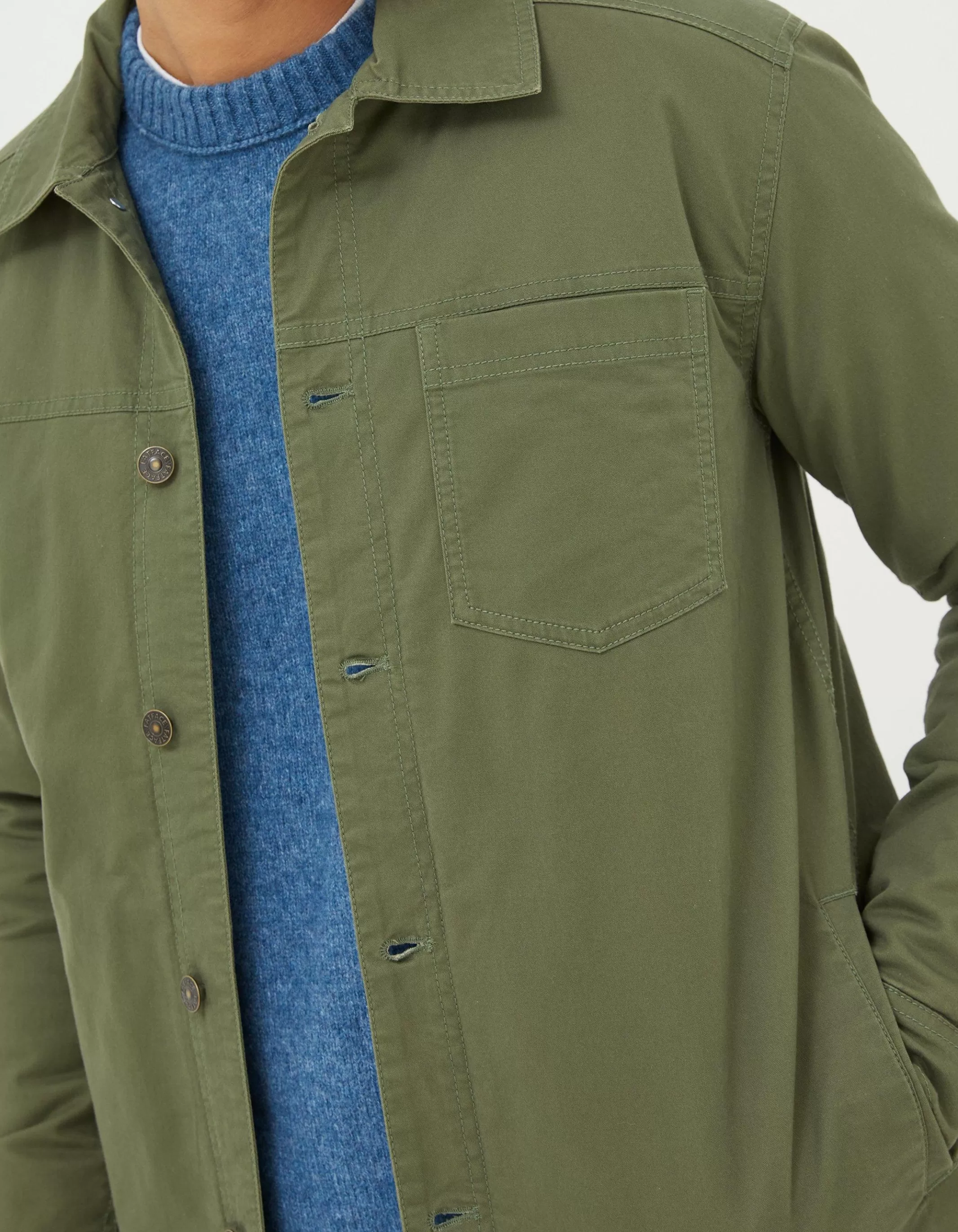 Outlet FatFace Rutland Jacket Khaki Green