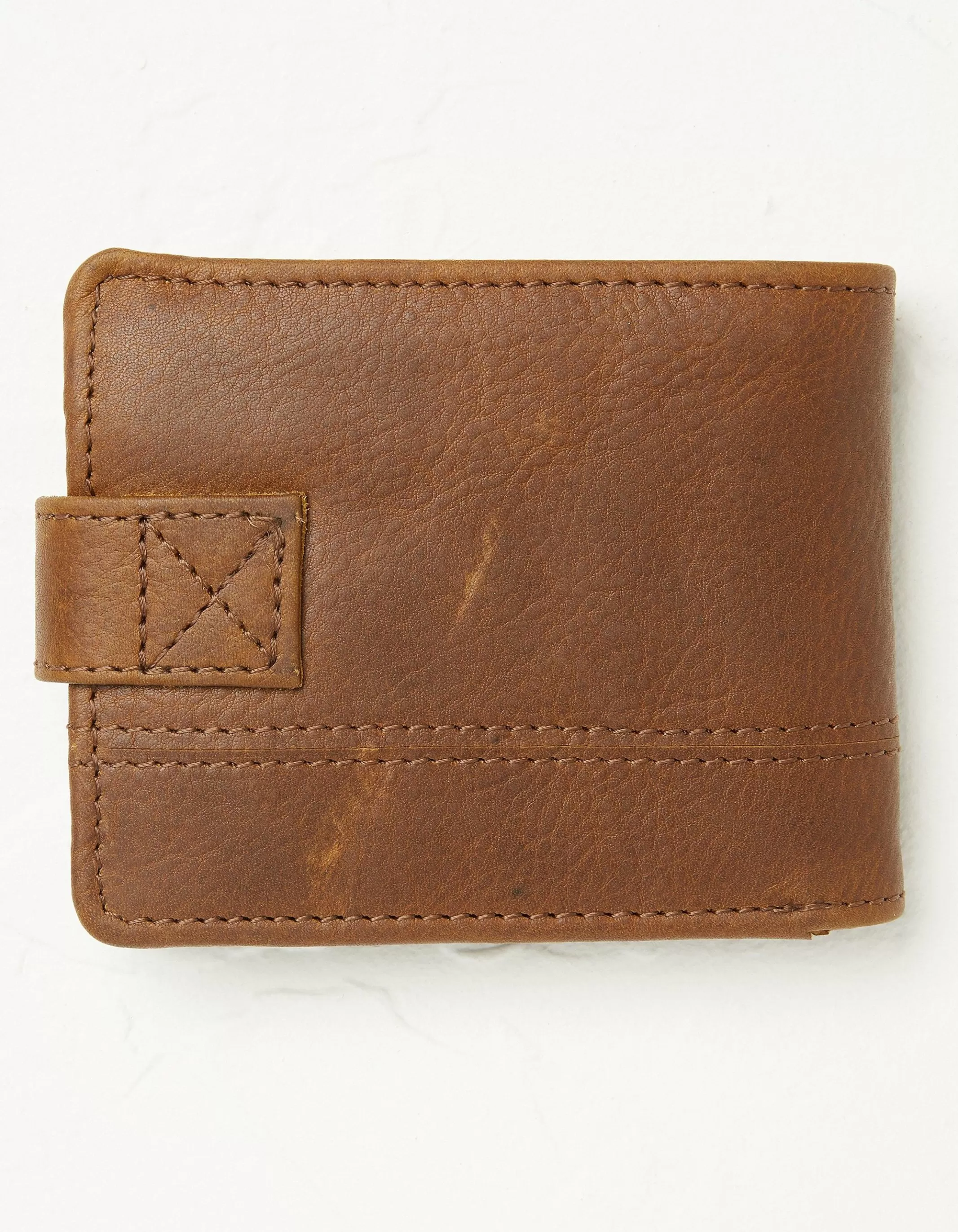 Cheap FatFace Seamed Leather Wallet Tan