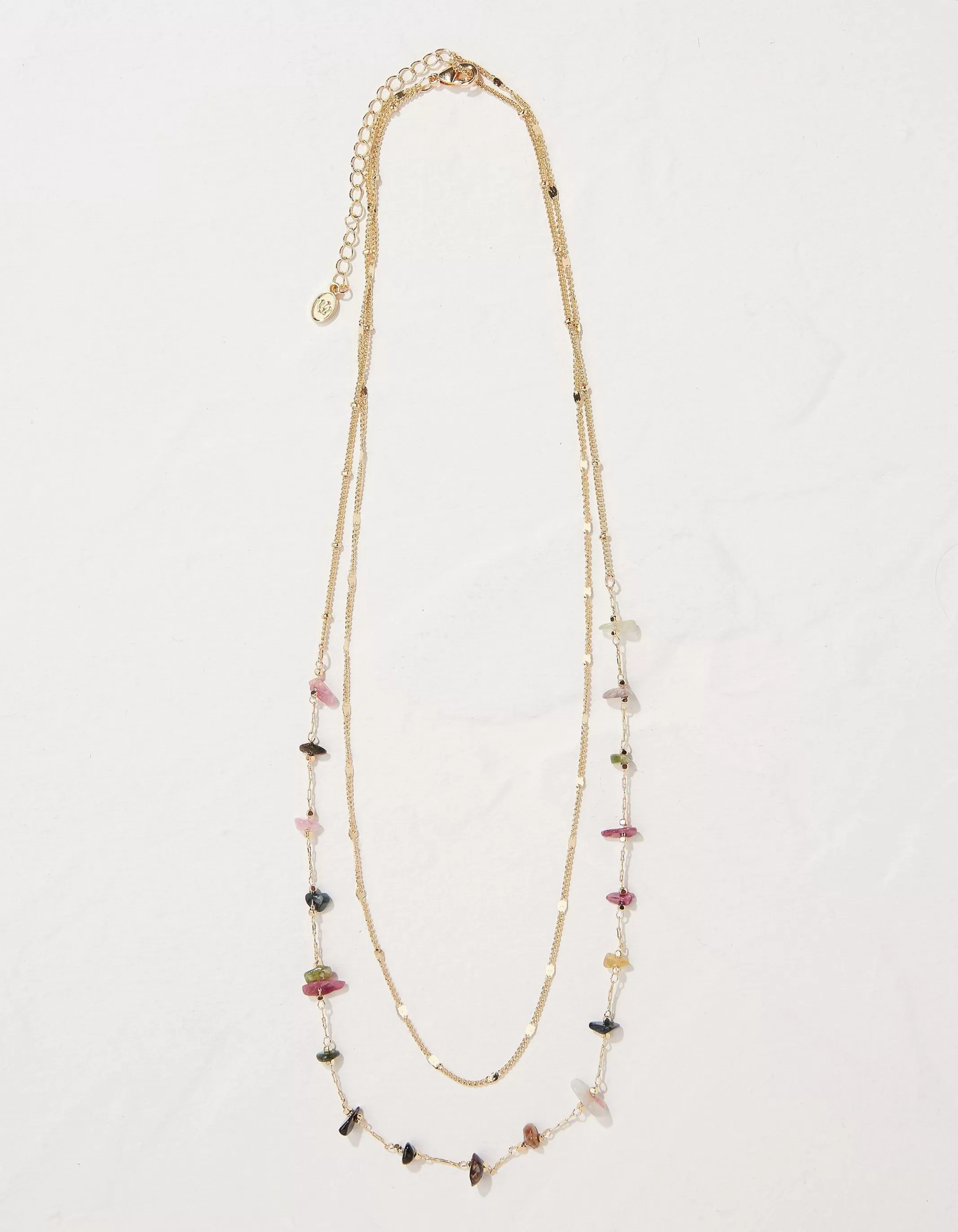 Best Sale FatFace Semi Precious Layered Necklace Multi