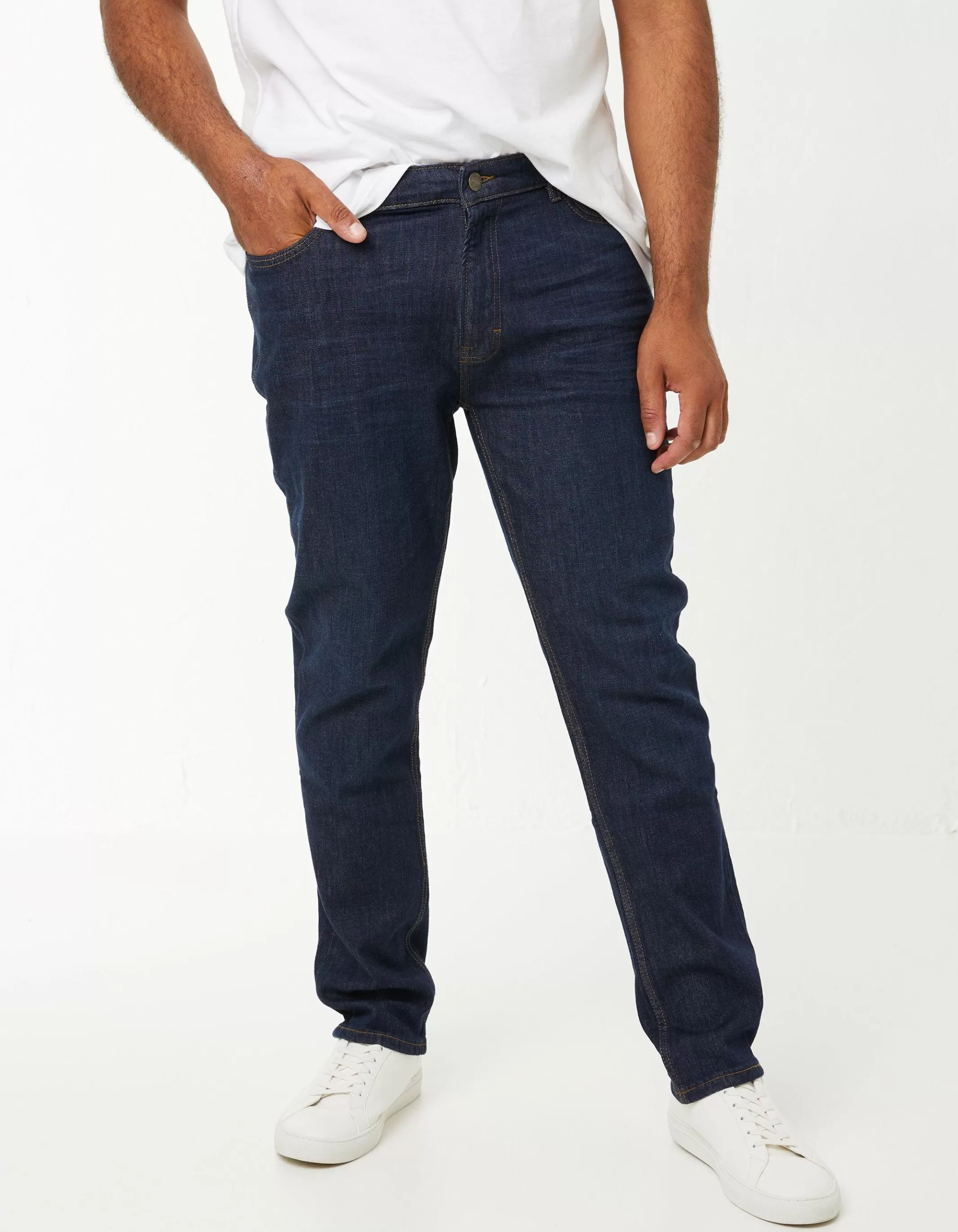 Best FatFace Slim Dark Vintage Wash Jeans Denim