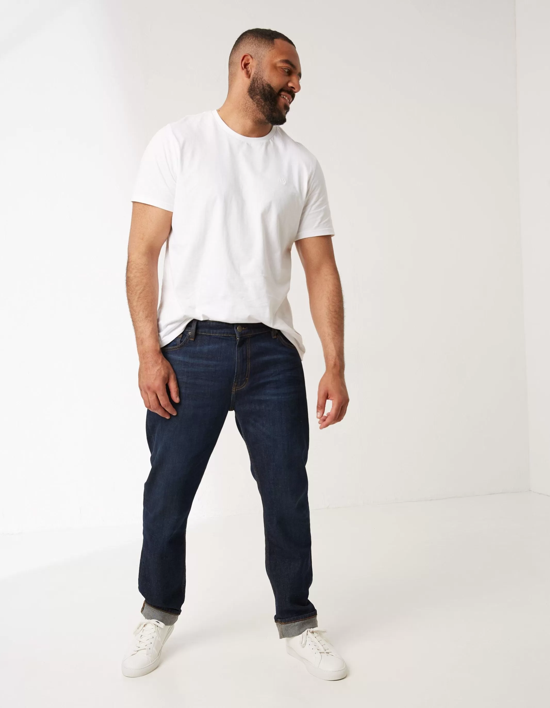 Best FatFace Slim Dark Vintage Wash Jeans Denim