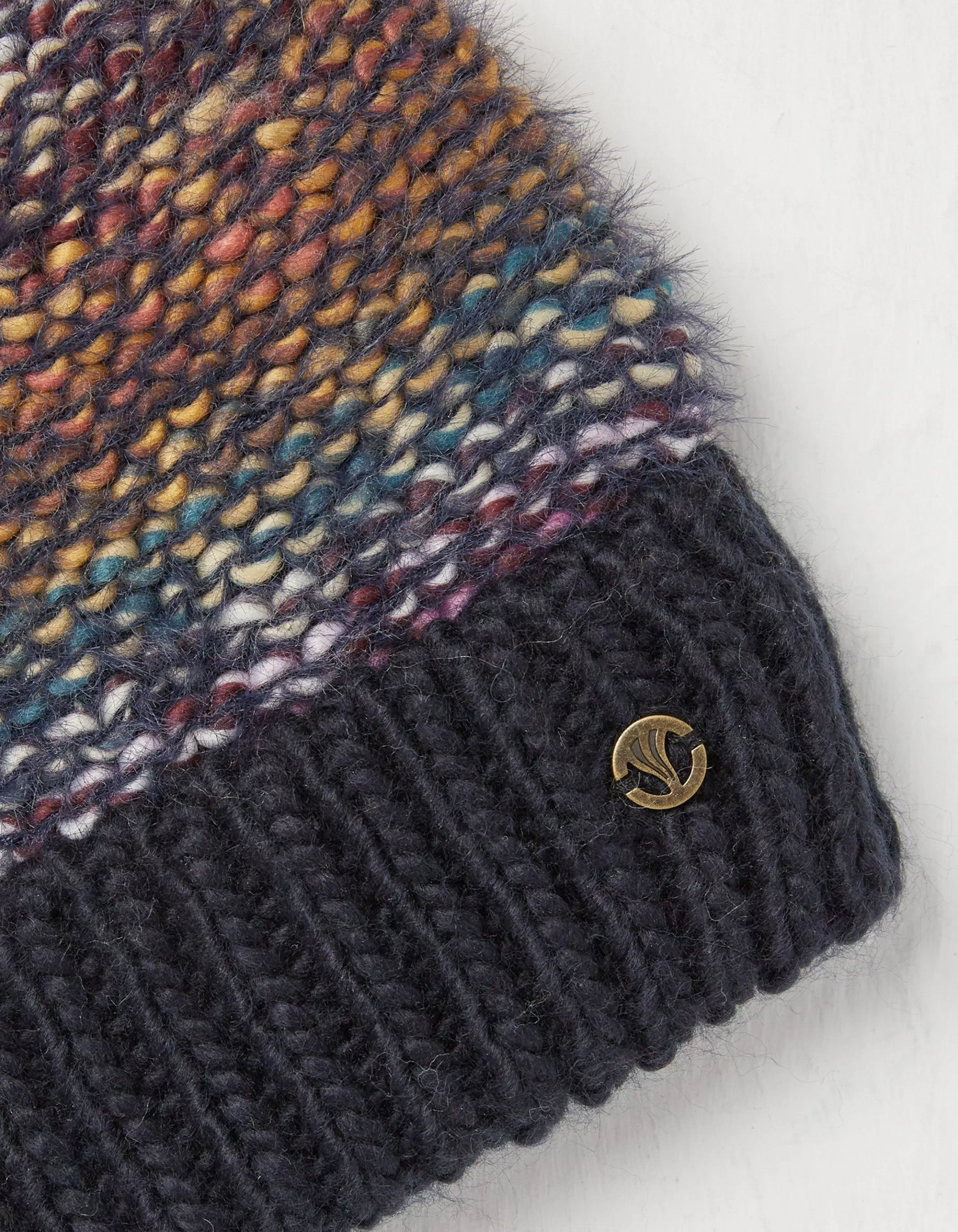 Clearance FatFace Space Dye Bobble Hat