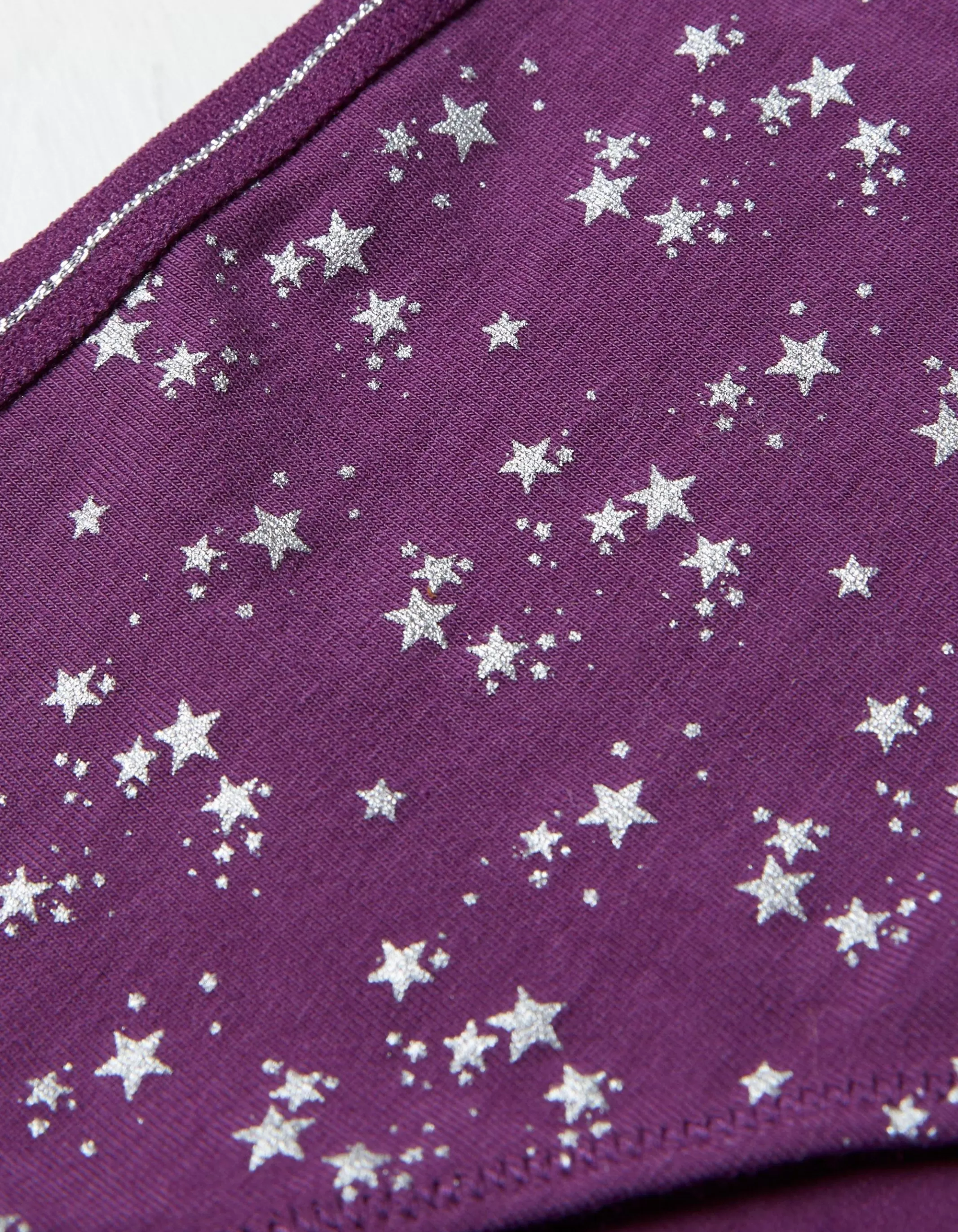 Discount FatFace Sparkle Star Mini Knickers Purple