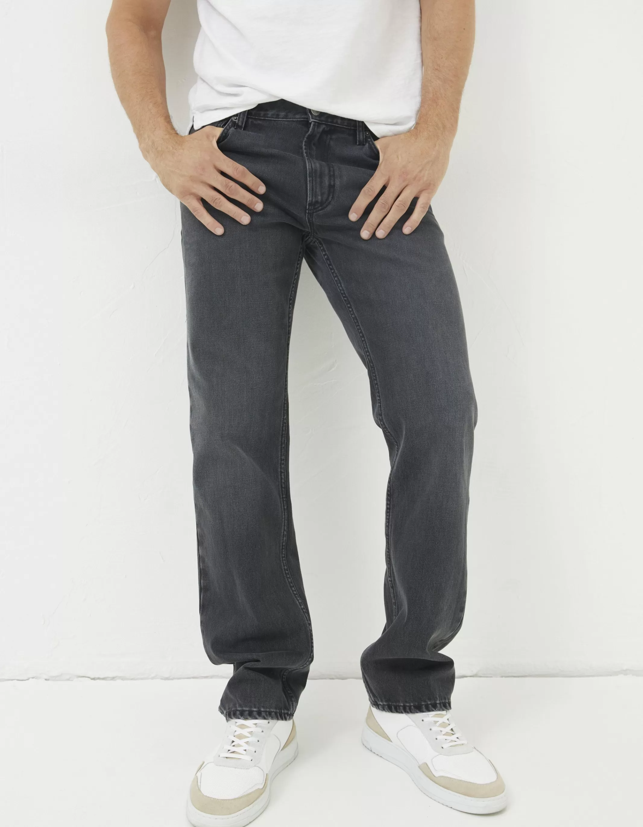 Flash Sale FatFace Straight Fit Jeans Washed Grey
