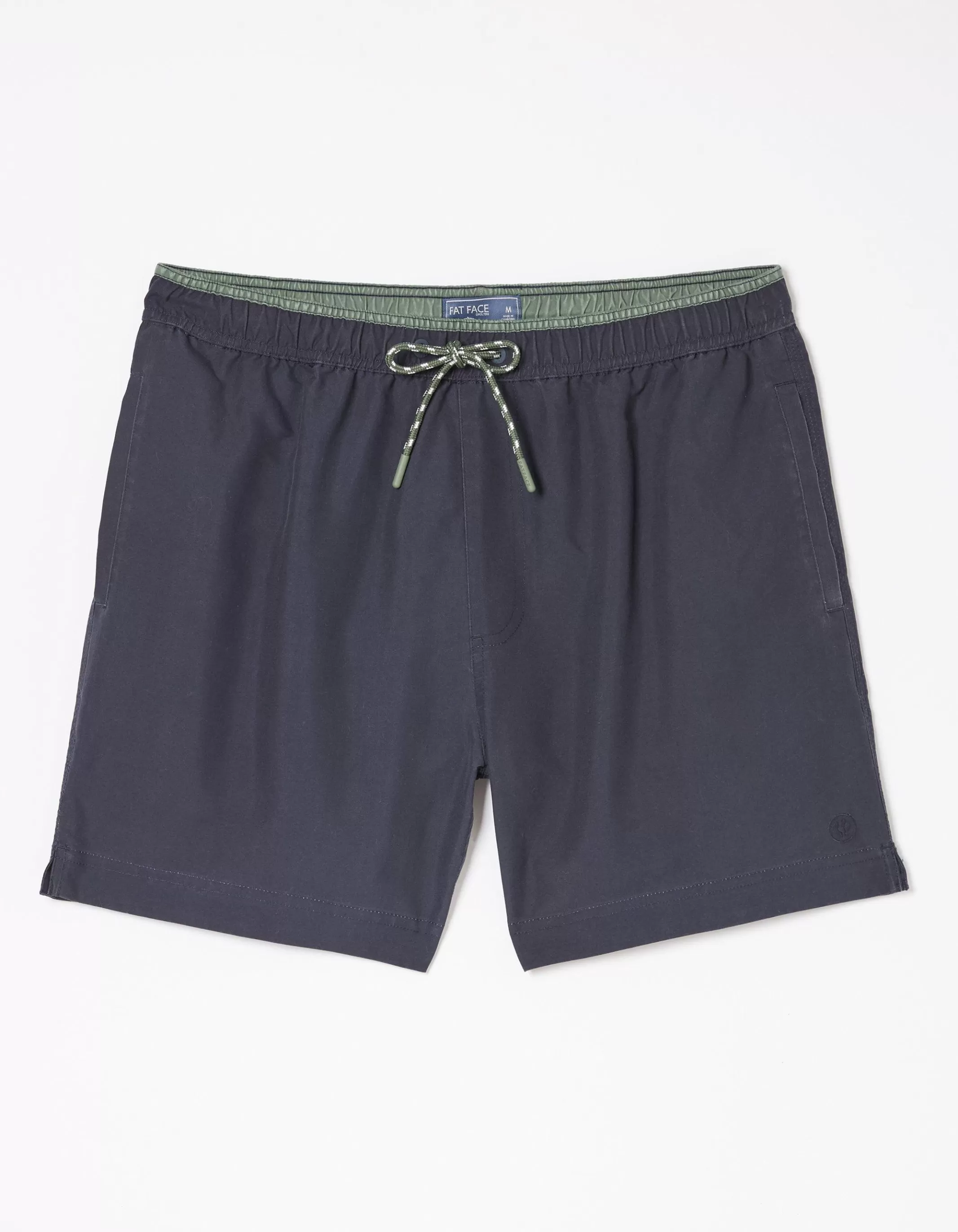 Shop FatFace Trevose Plain Swim Shorts Navy