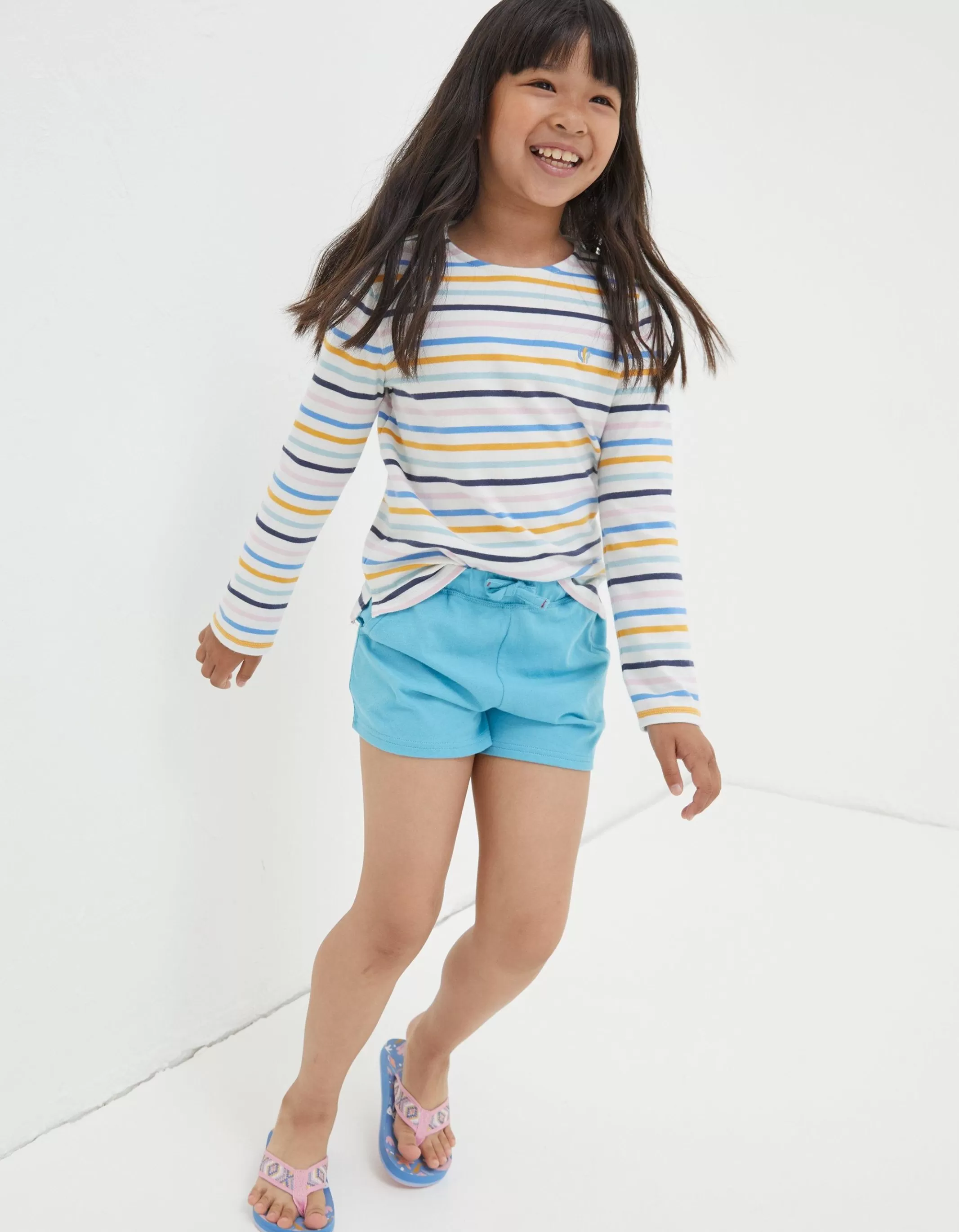 Discount FatFace Two Pack Shorts Aqua Blue