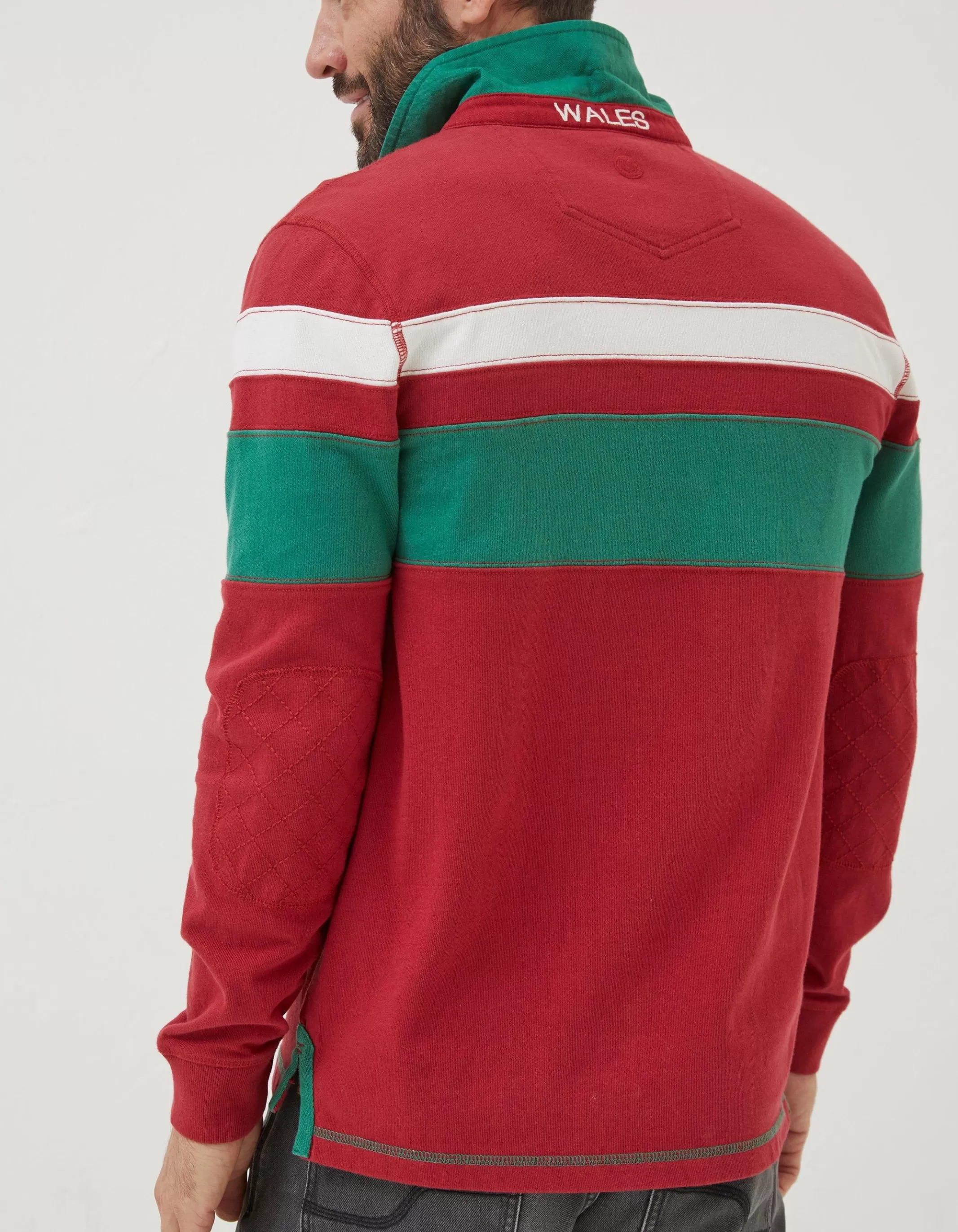 Flash Sale FatFace Wales Nation Rugby Shirt Red
